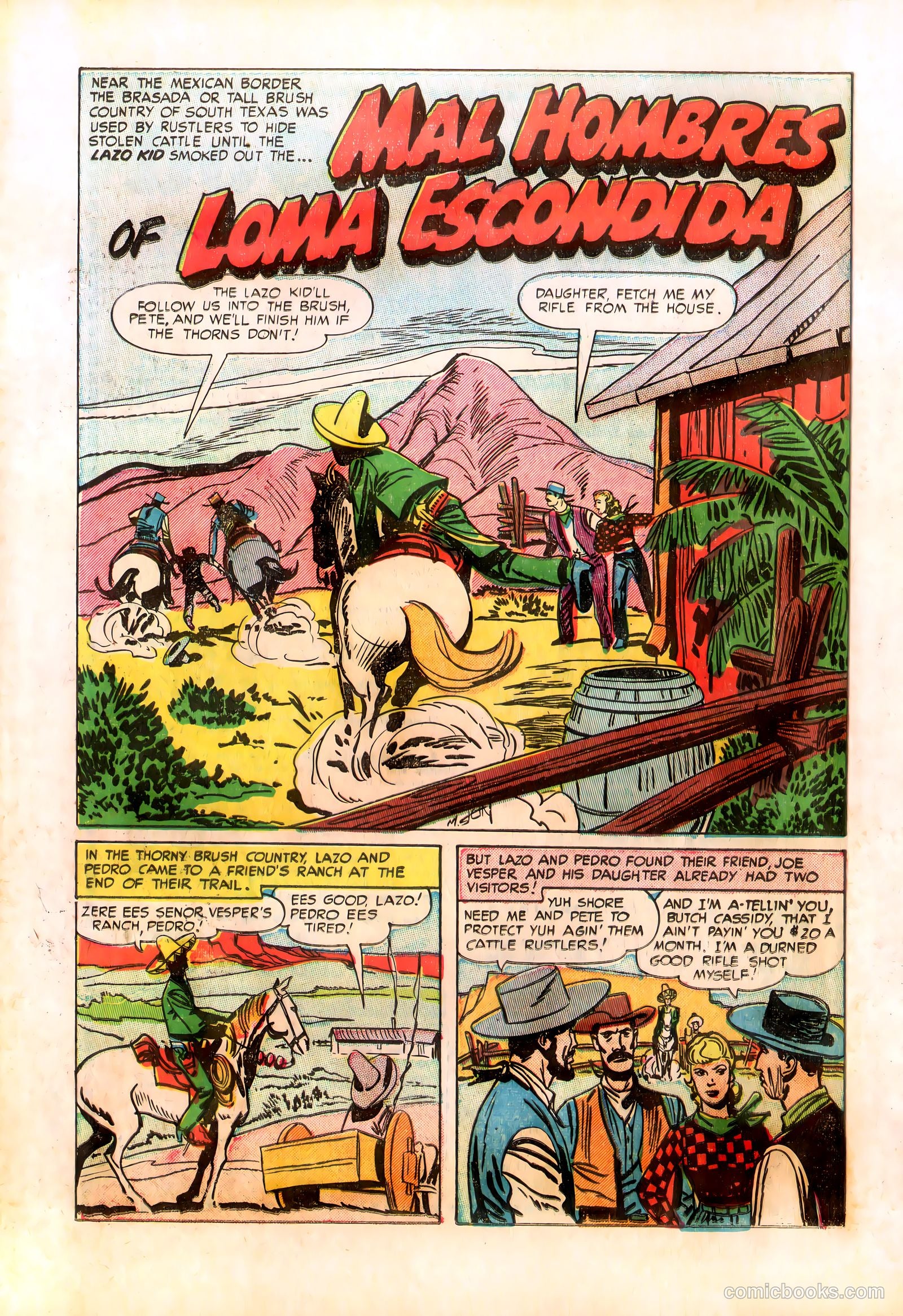 Prize Comics Western #104 (1950) — page 14 of 36