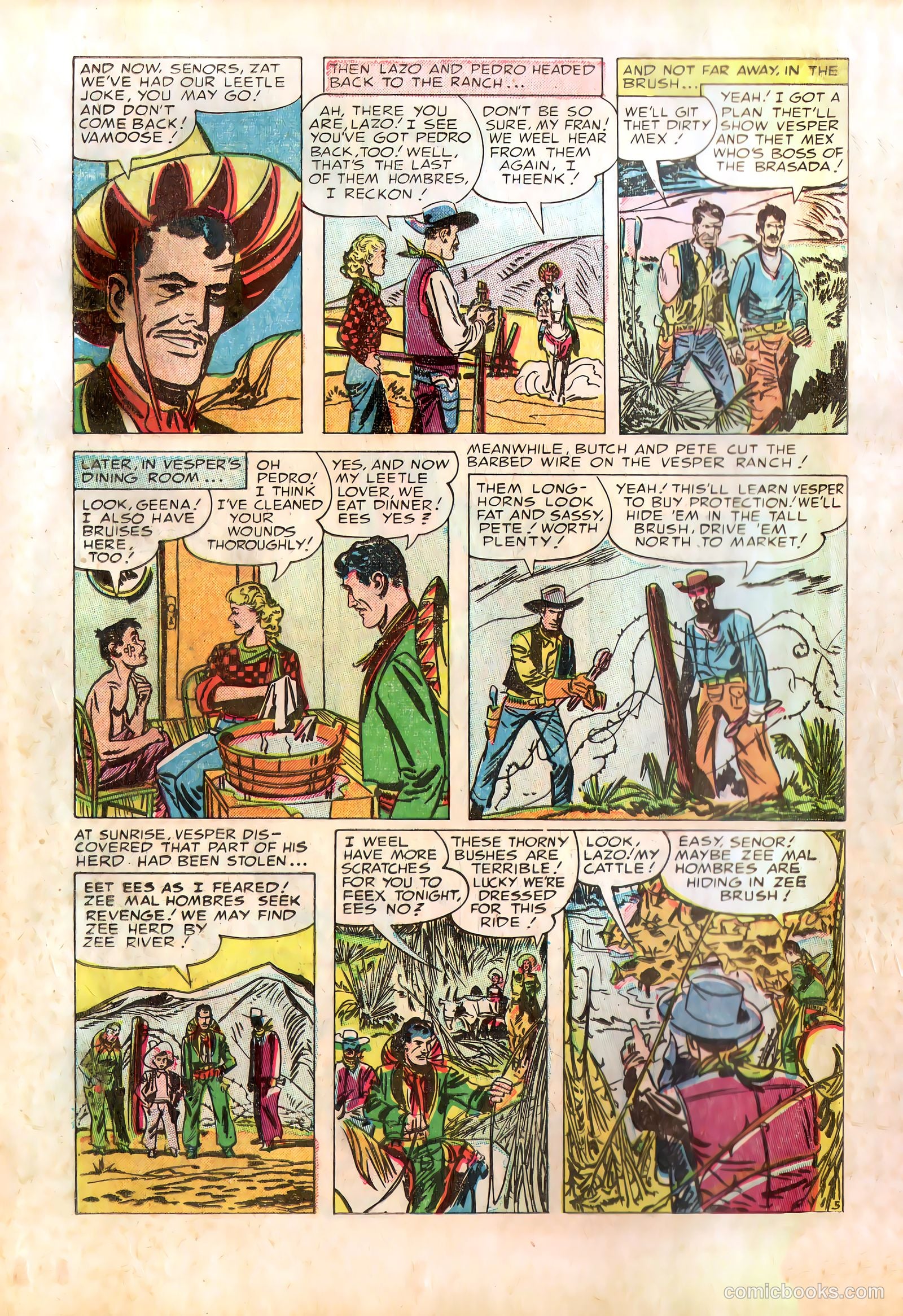Prize Comics Western #104 (1950) — page 18 of 36