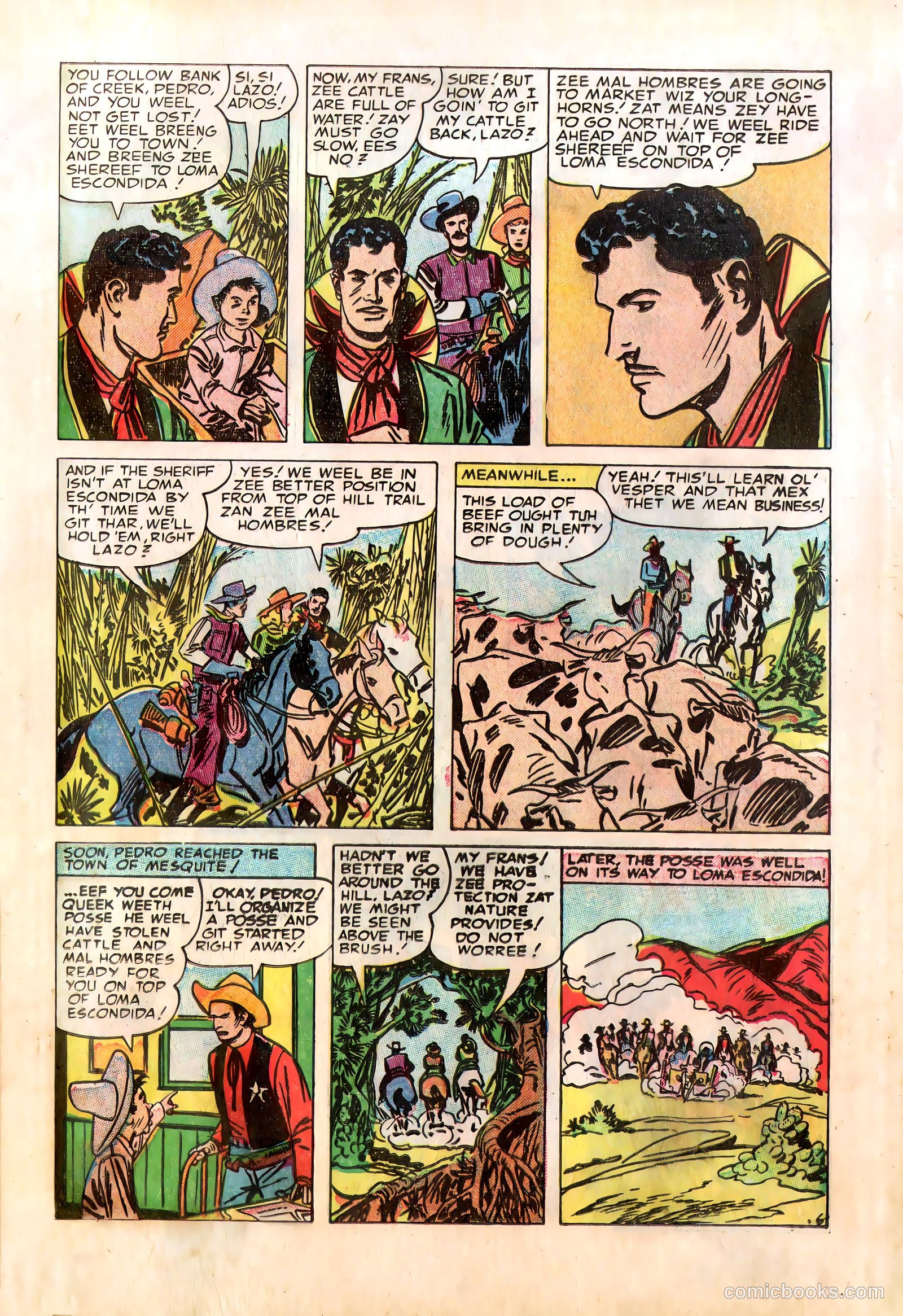 Prize Comics Western #104 (1950) — page 19 of 36