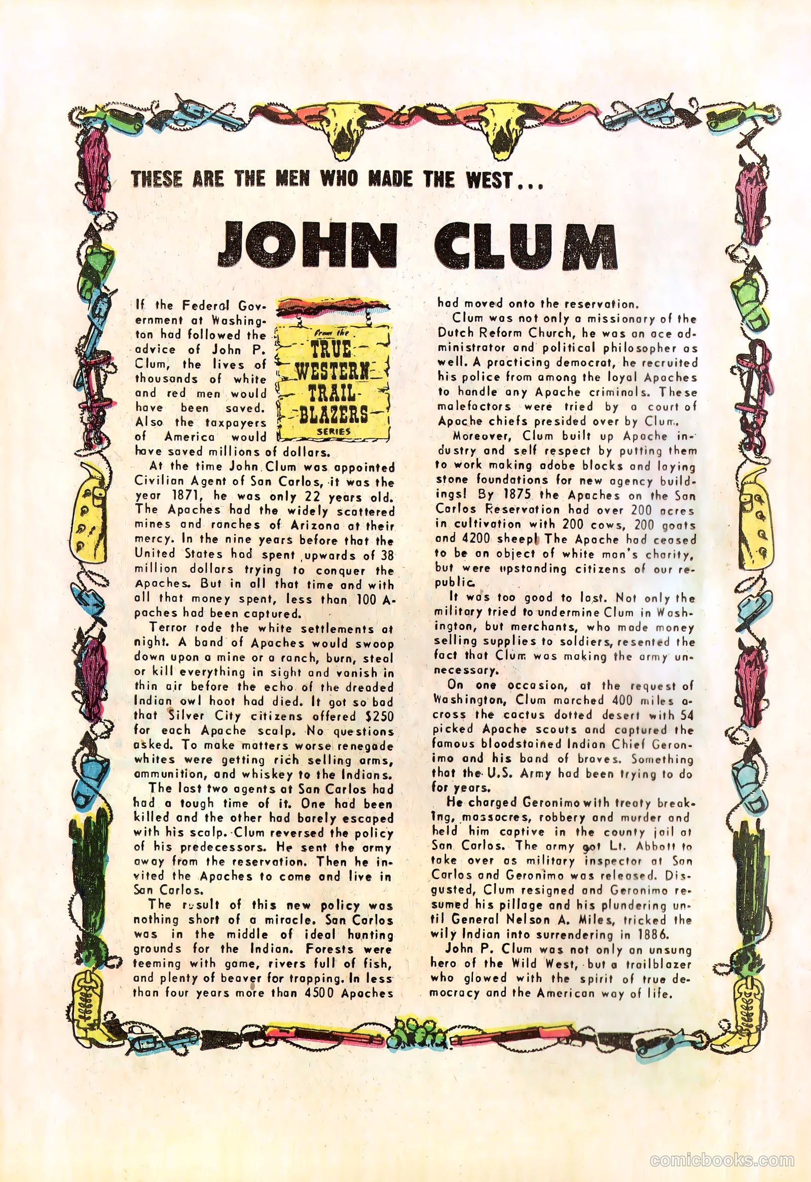 Prize Comics Western #104 (1950) — page 22 of 36