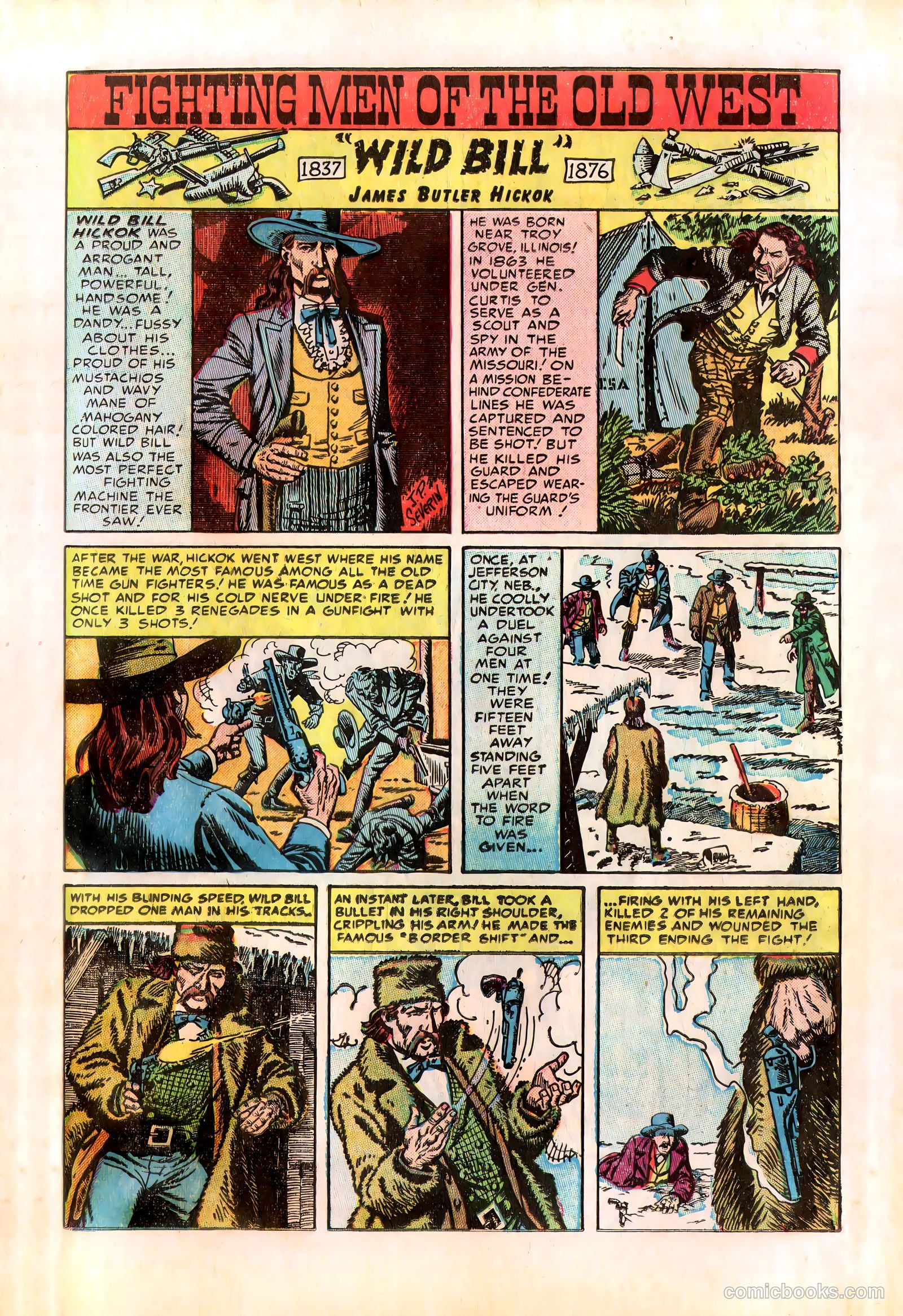 Prize Comics Western #104 (1950) — page 23 of 36