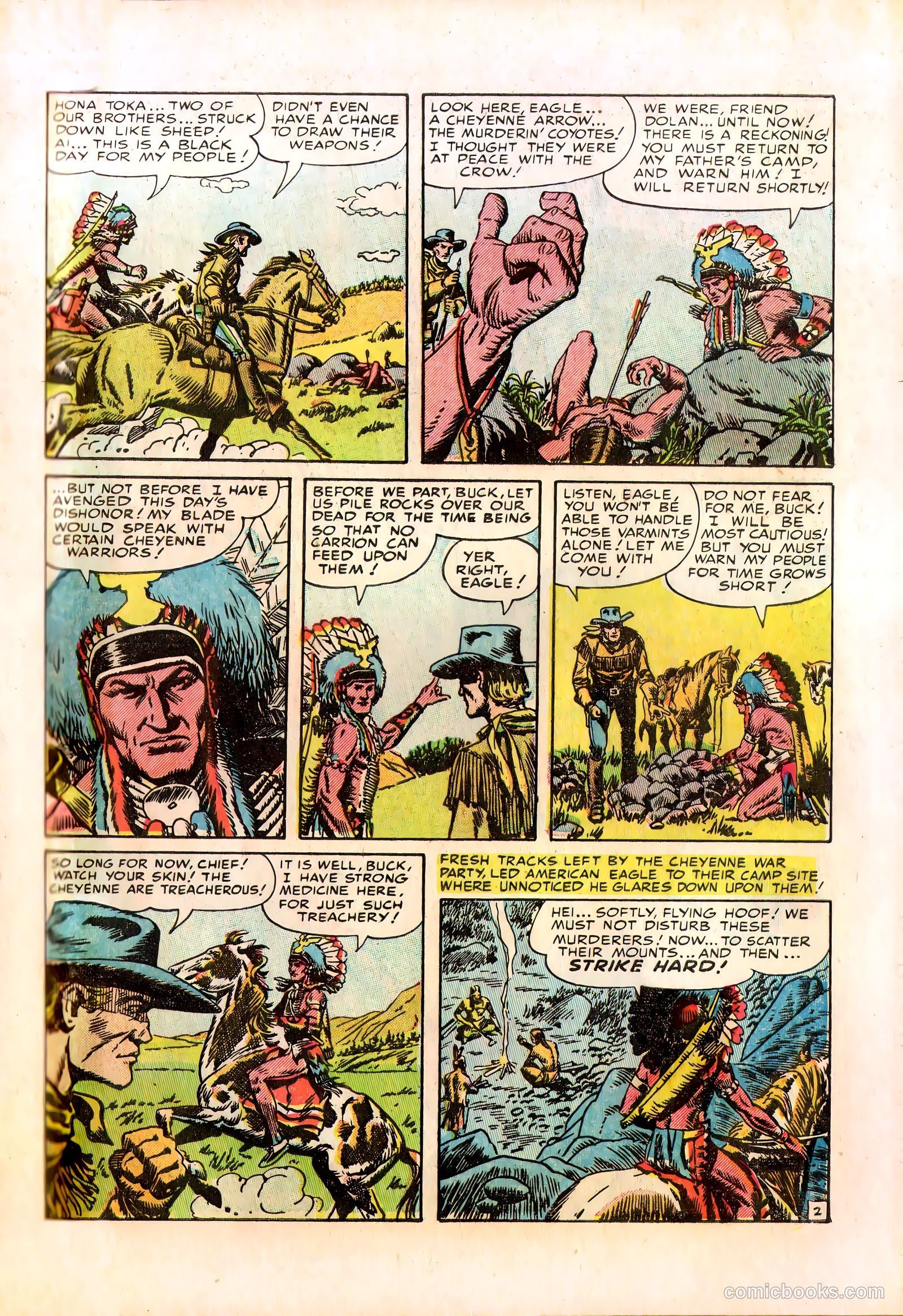 Prize Comics Western #104 (1950) — page 27 of 36