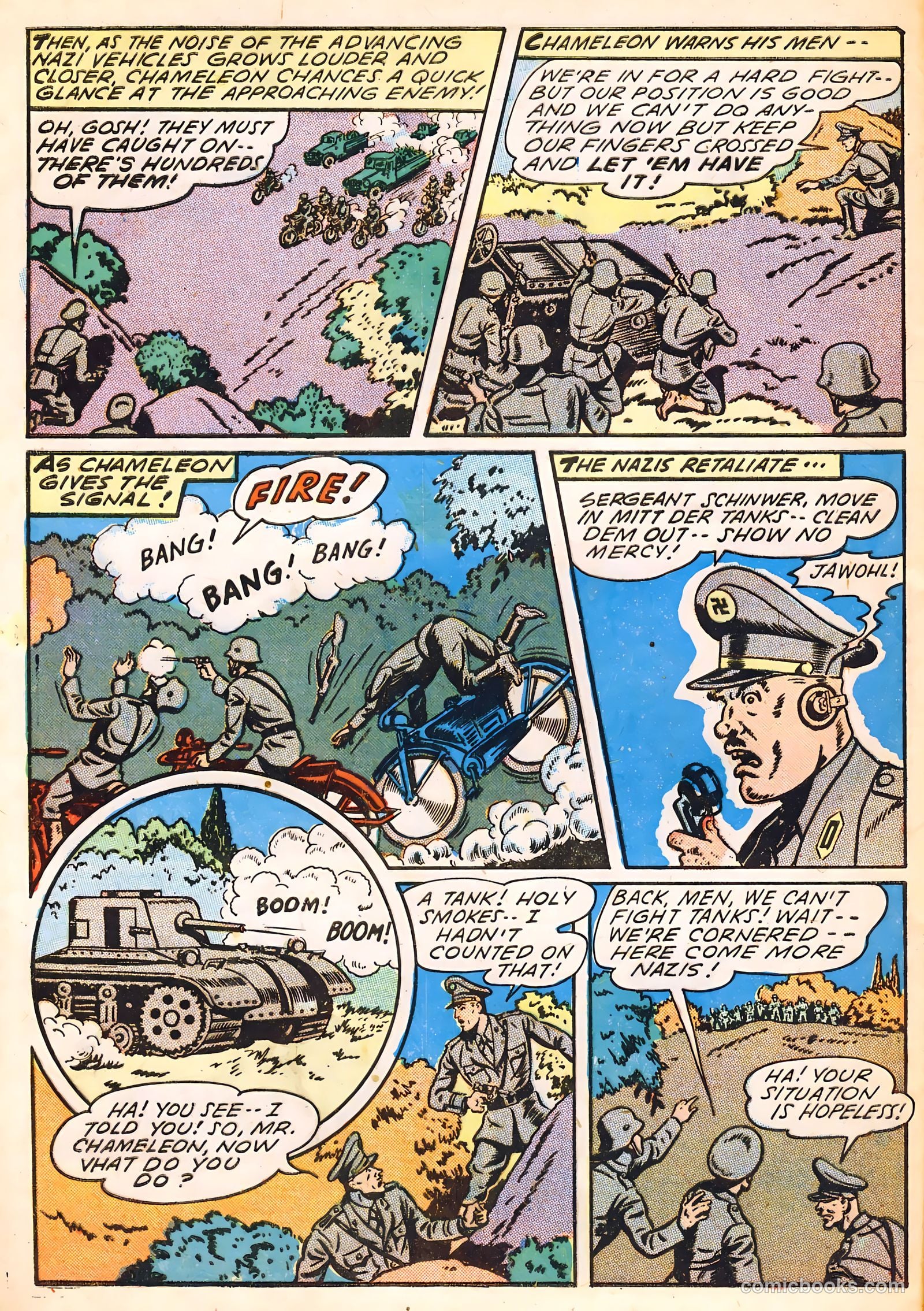 Target Comics v4 #9 — page 56 of 60