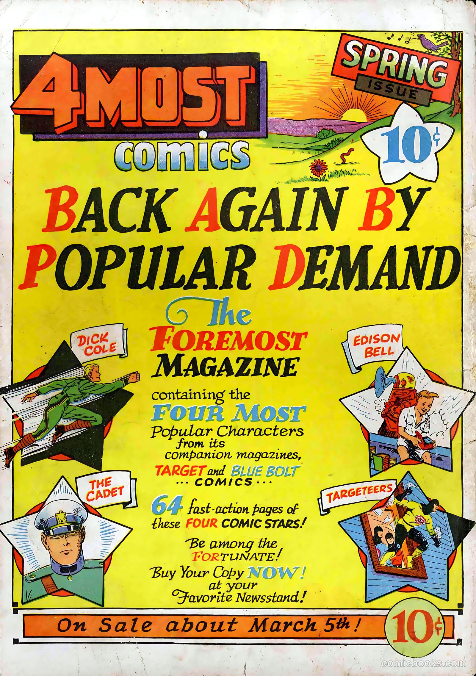 Target Comics v3 #3 — page 64 of 64