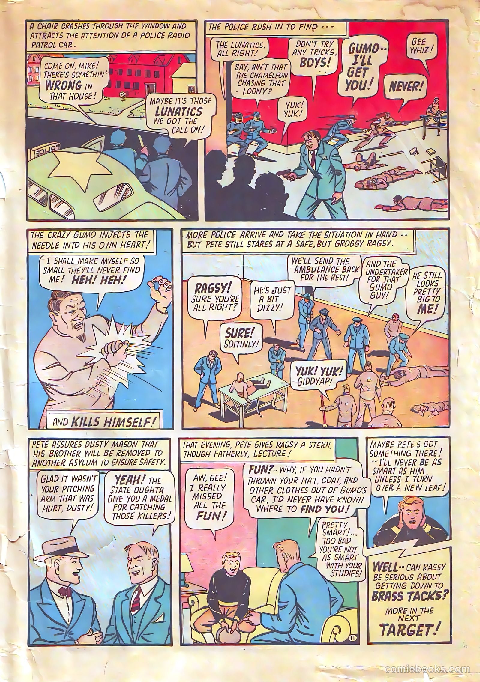 Target Comics v3 #4 — page 64 of 65