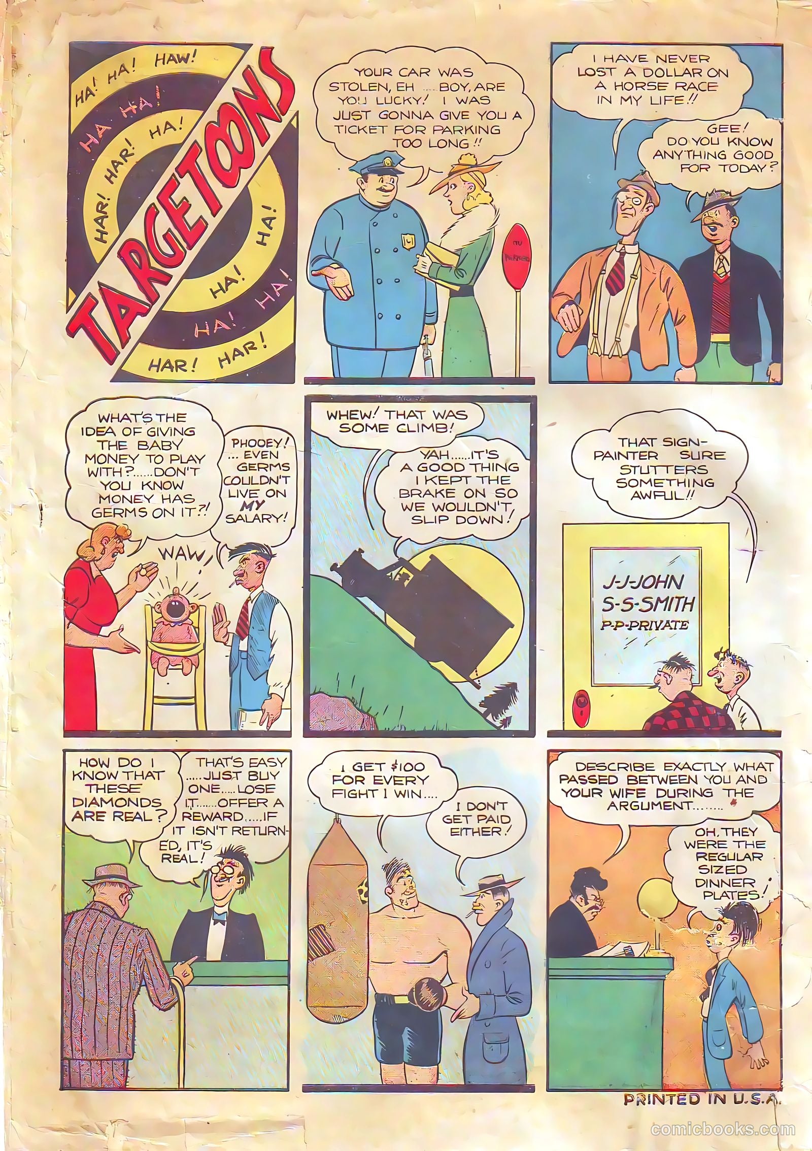 Target Comics v3 #4 — page 65 of 65