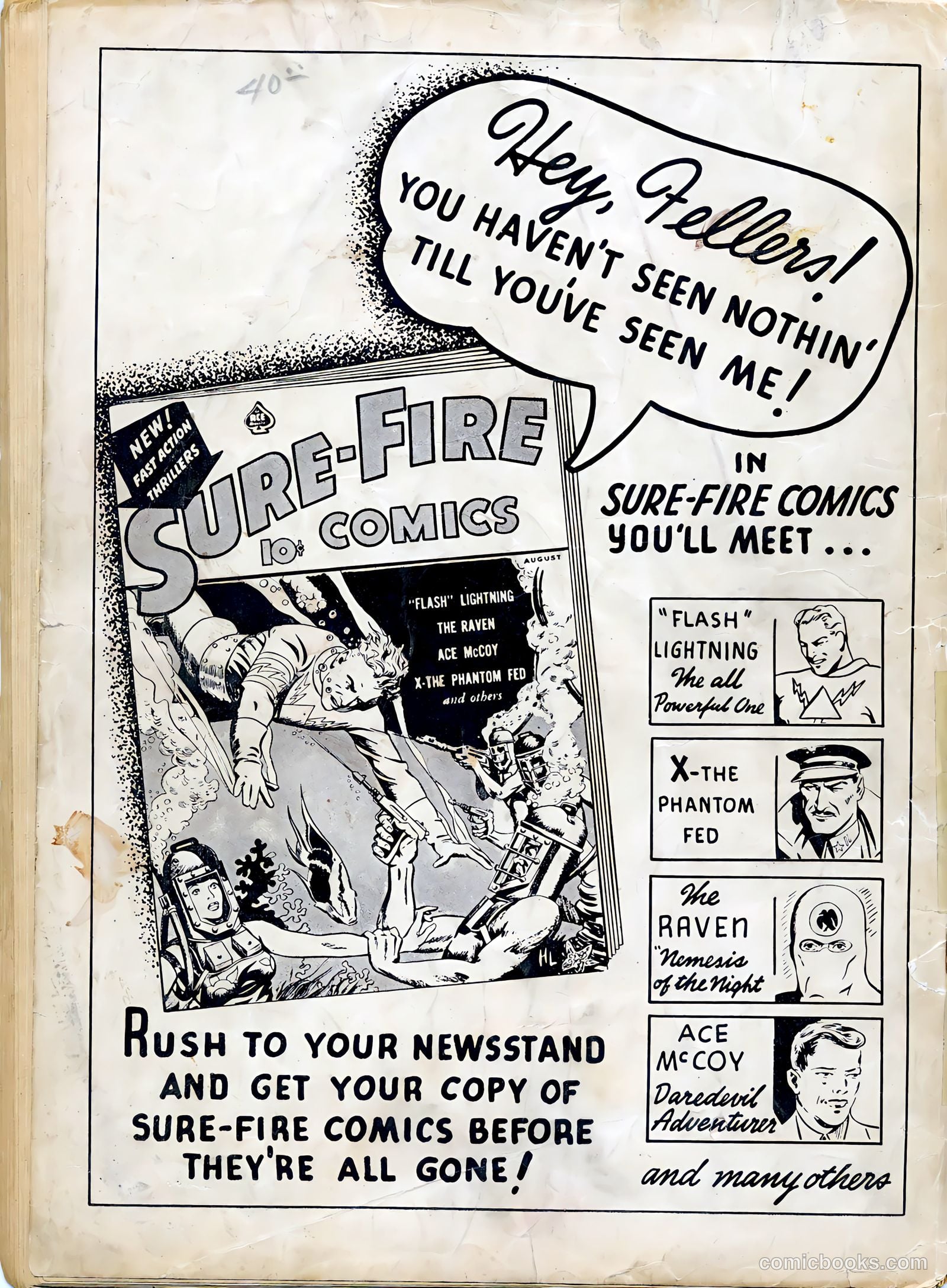 Super-Mystery Comics v1 #2 — page 68 of 68