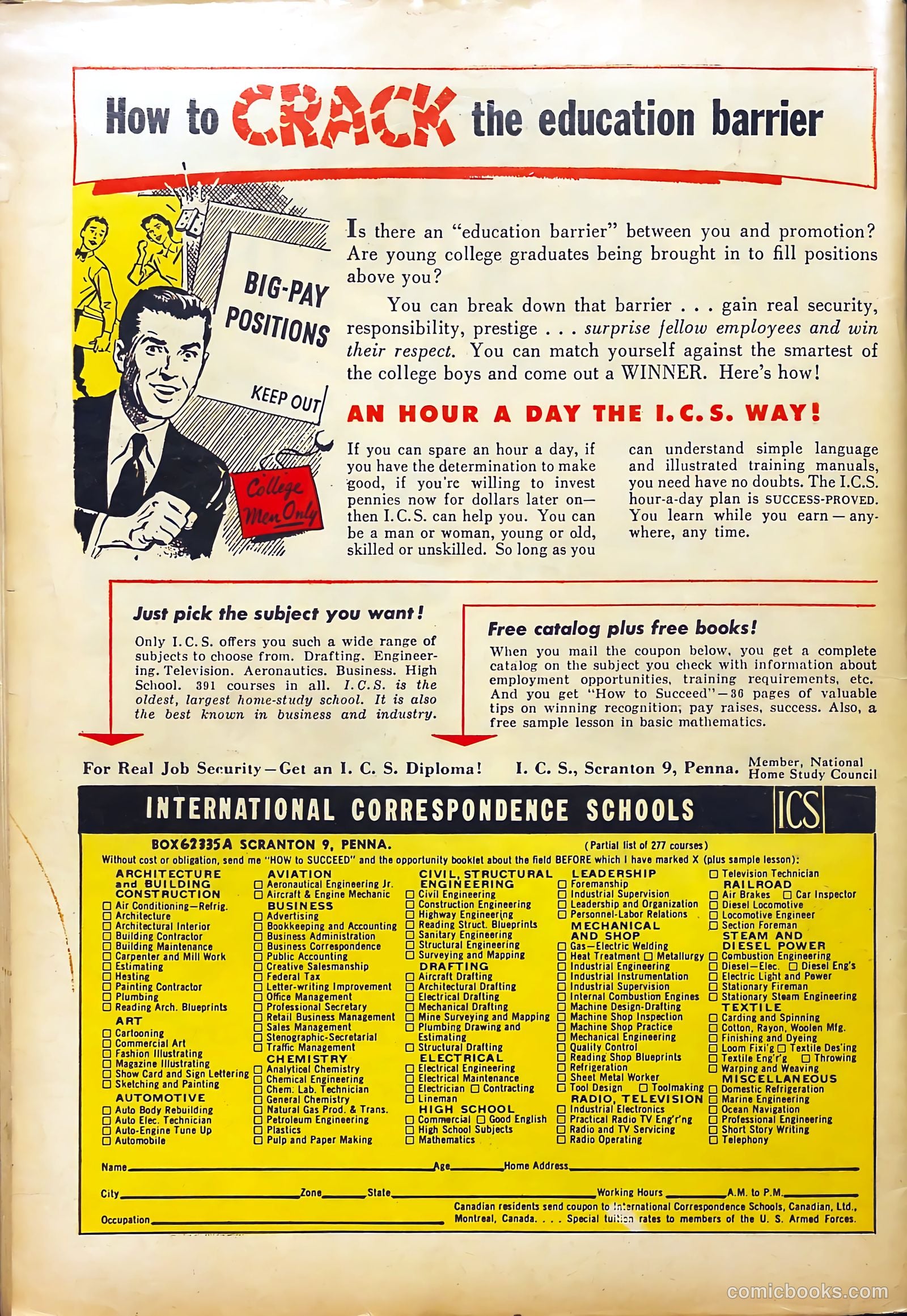 Headline Comics #75 (1949) — page 36 of 36