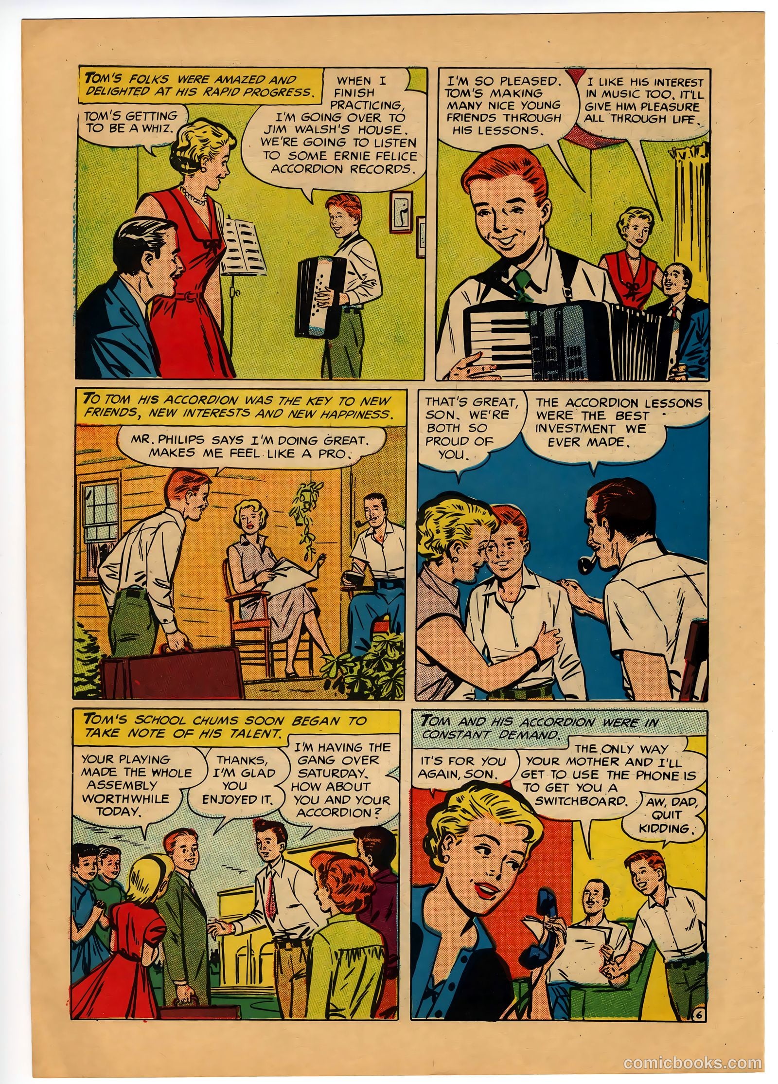 In Tune with Fun #nn (1957) — page 6 of 8