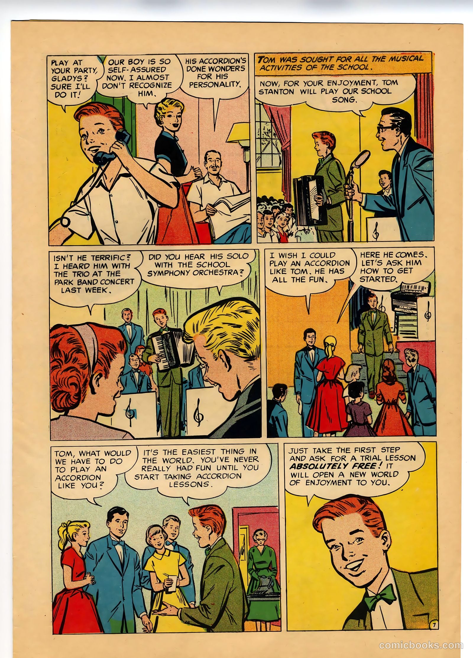 In Tune with Fun #nn (1957) — page 7 of 8