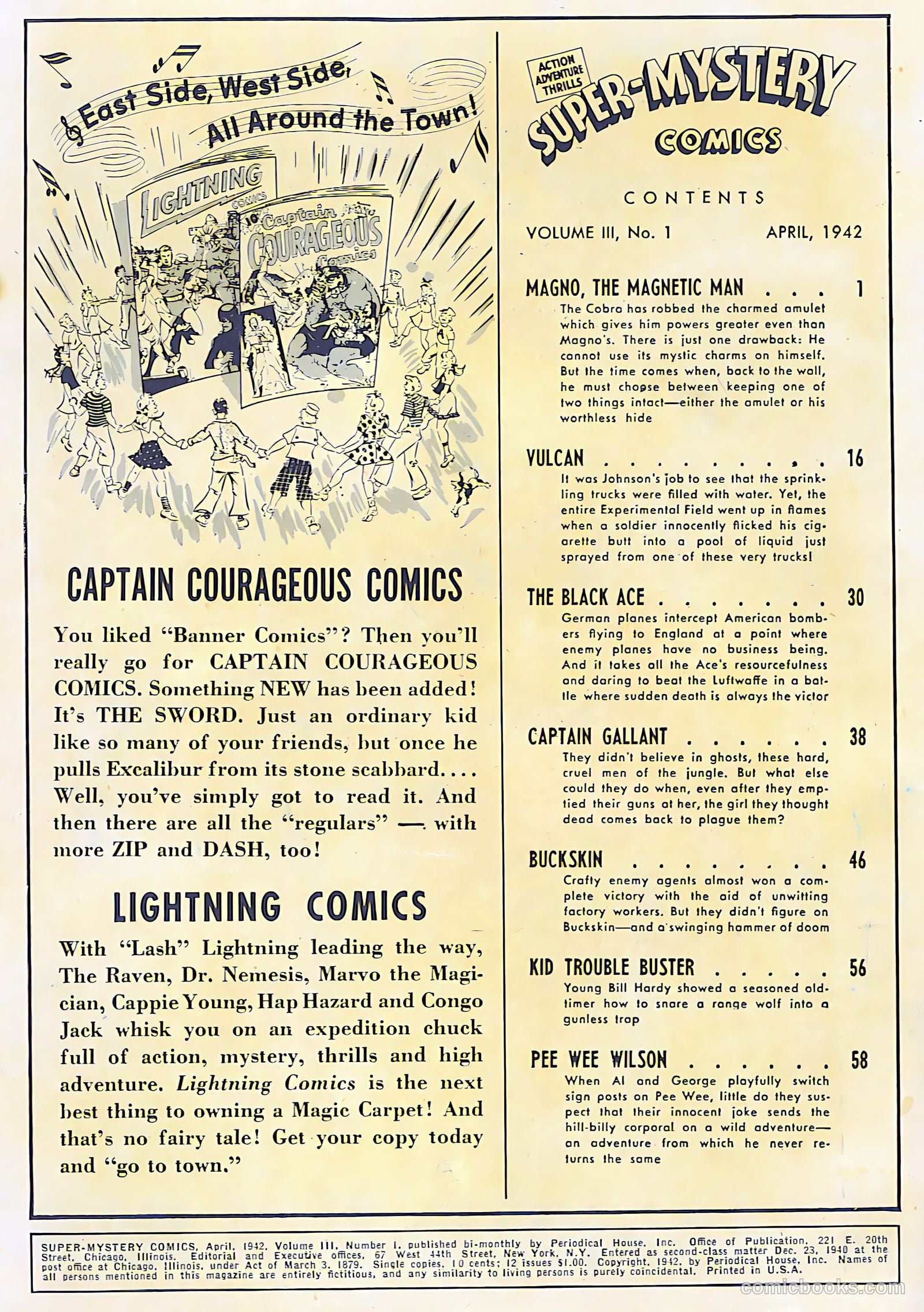 Super-Mystery Comics v3 #1 — page 2 of 68