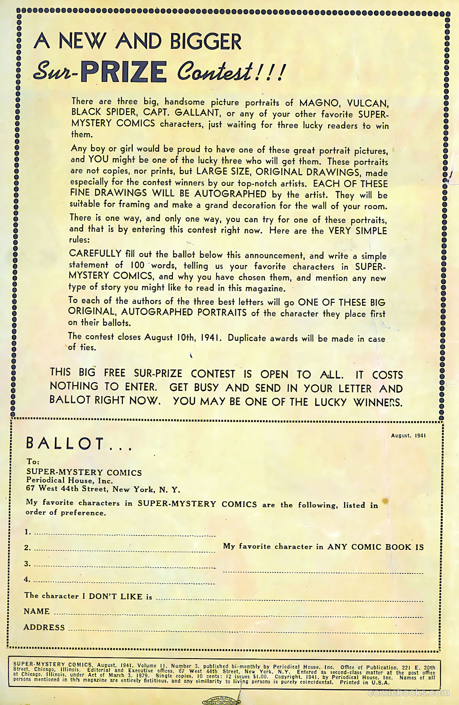 Super-Mystery Comics v2 #3 — page 2 of 68