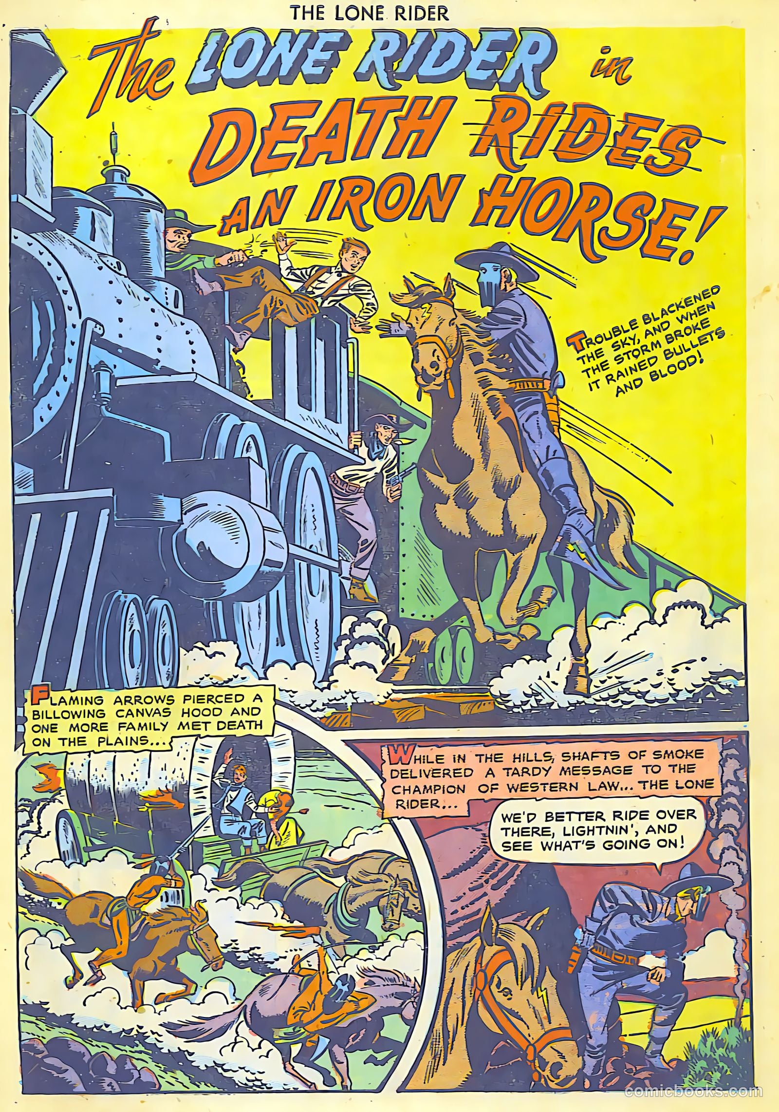 The Lone Rider #5 (1950) — page 2 of 30