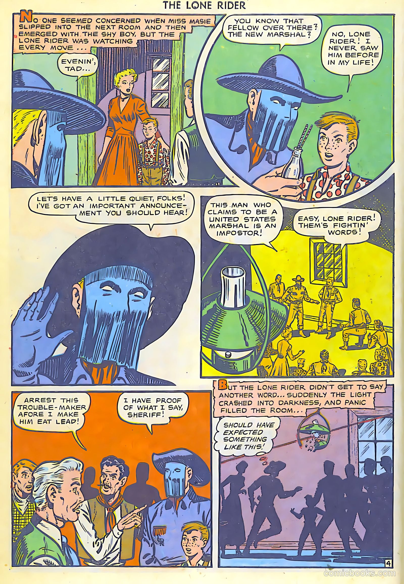 The Lone Rider #5 (1950) — page 5 of 30