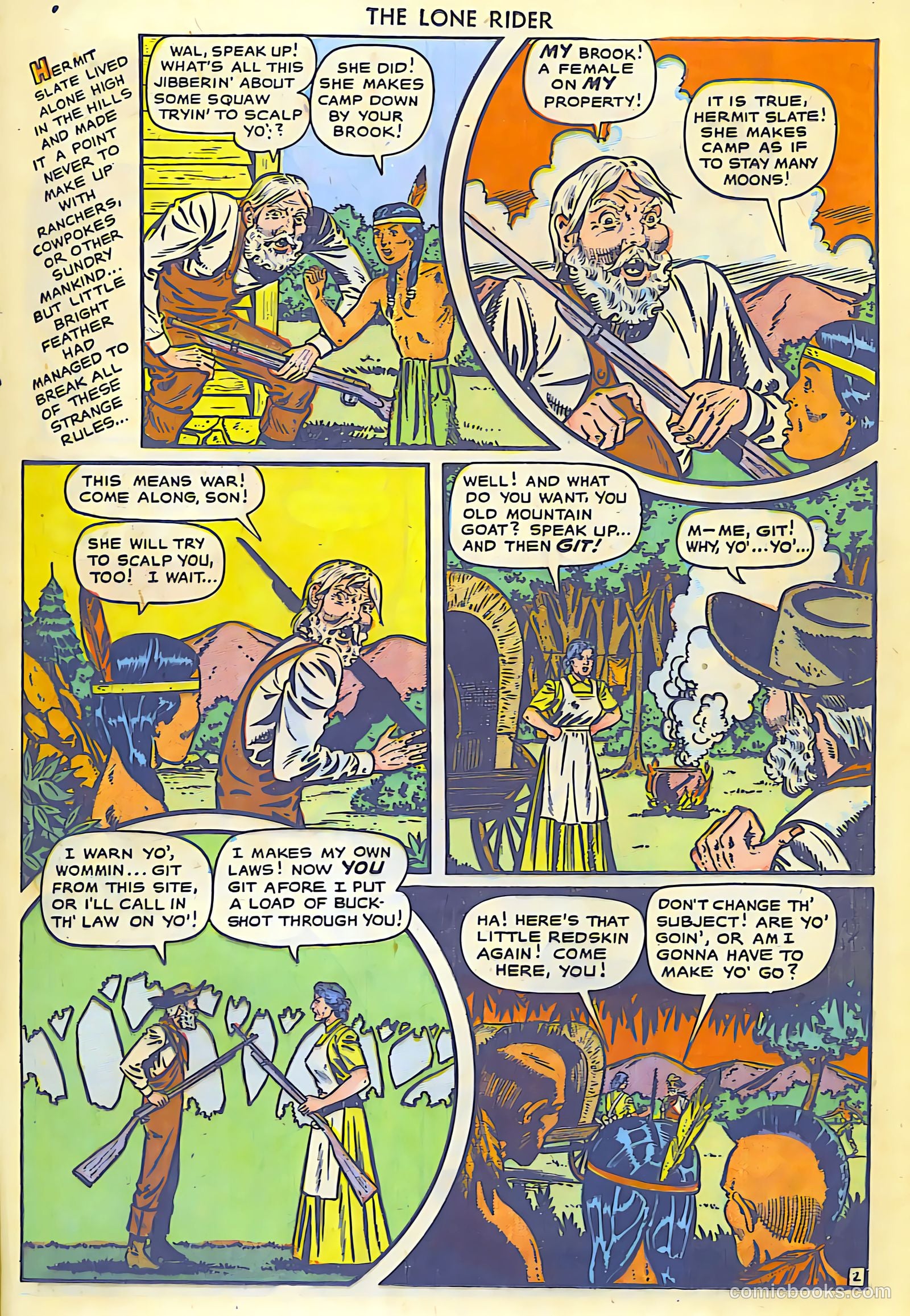 The Lone Rider #5 (1950) — page 12 of 30