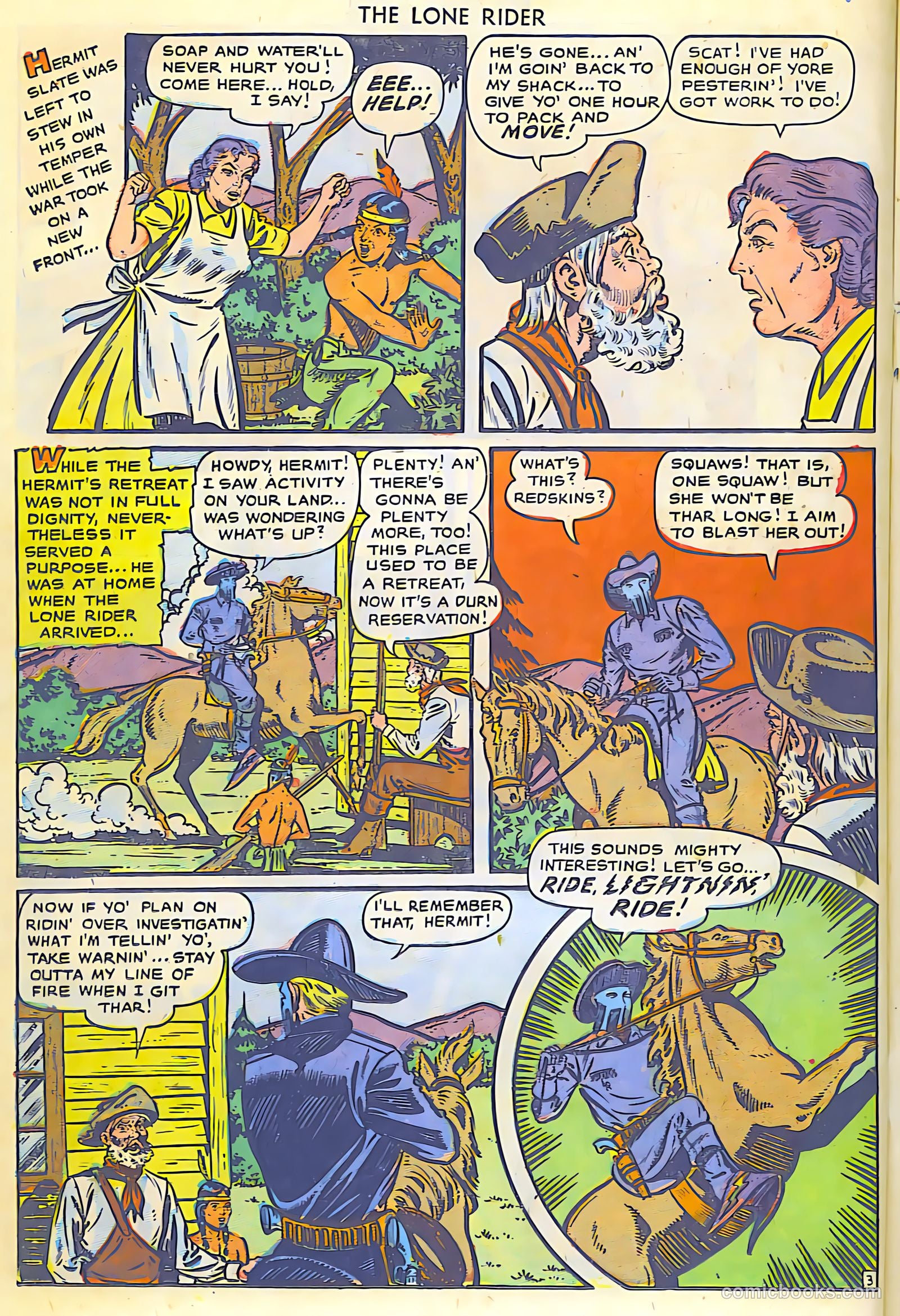 The Lone Rider #5 (1950) — page 13 of 30