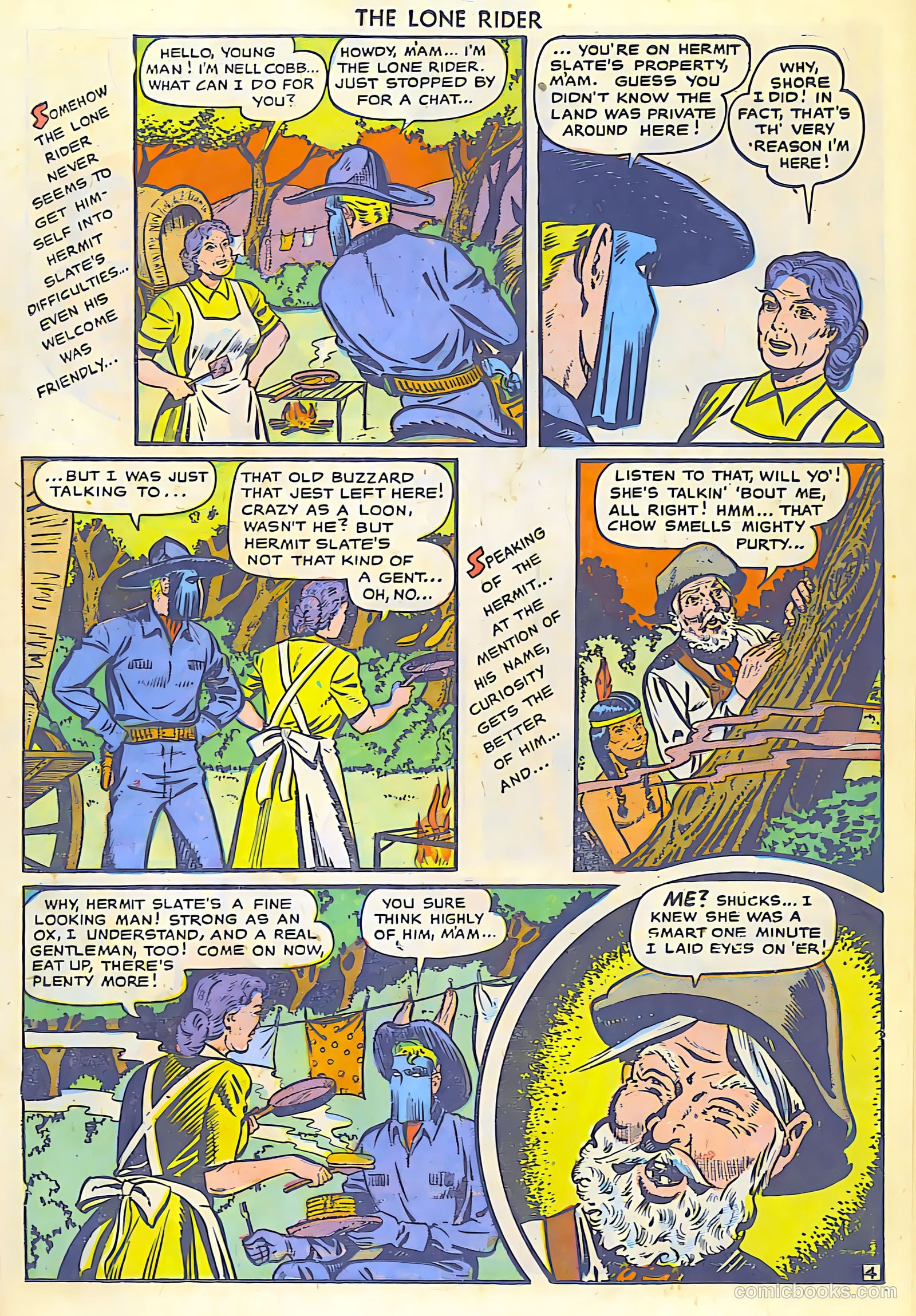The Lone Rider #5 (1950) — page 14 of 30