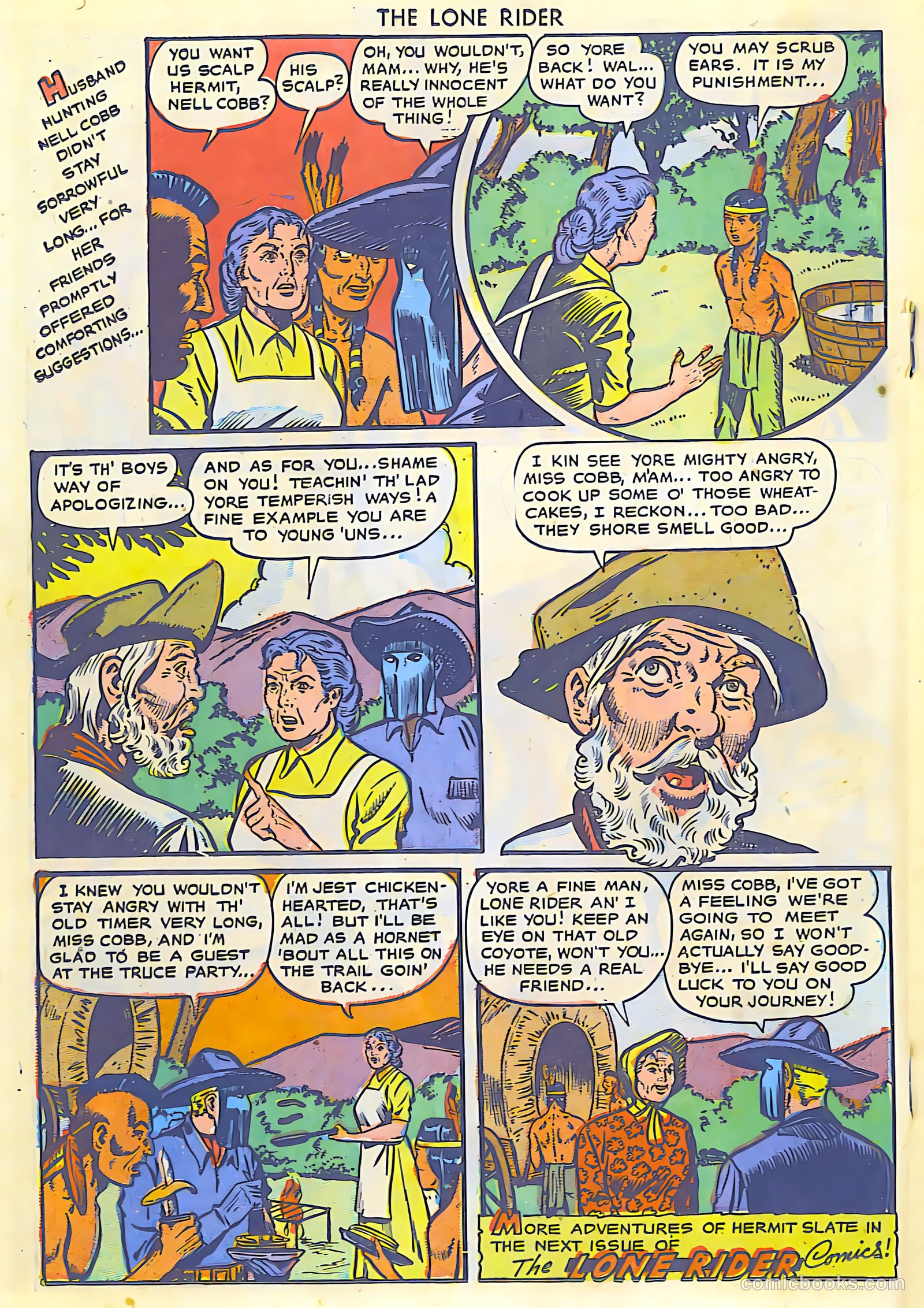 The Lone Rider #5 (1950) — page 17 of 30