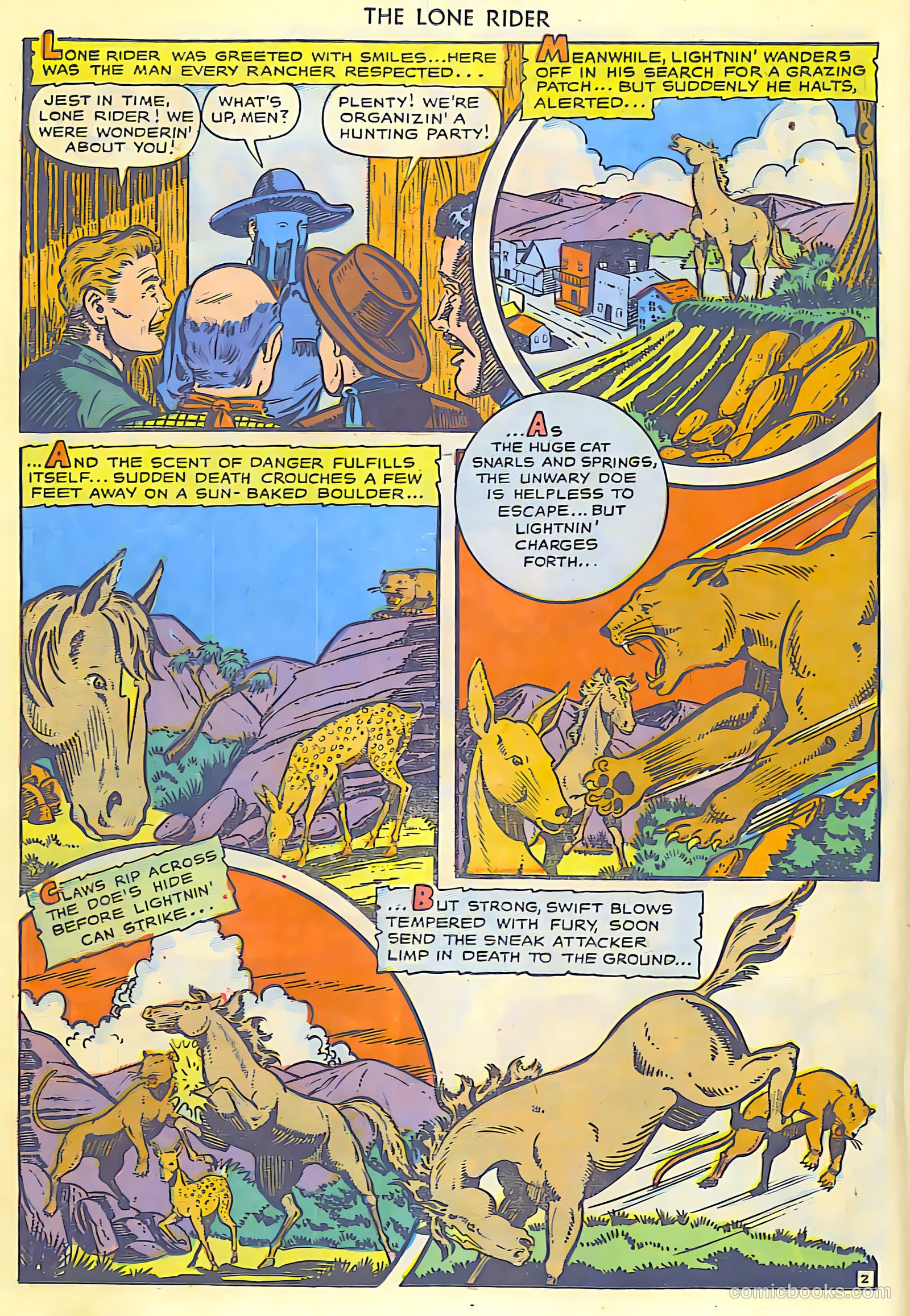 The Lone Rider #5 (1950) — page 19 of 30