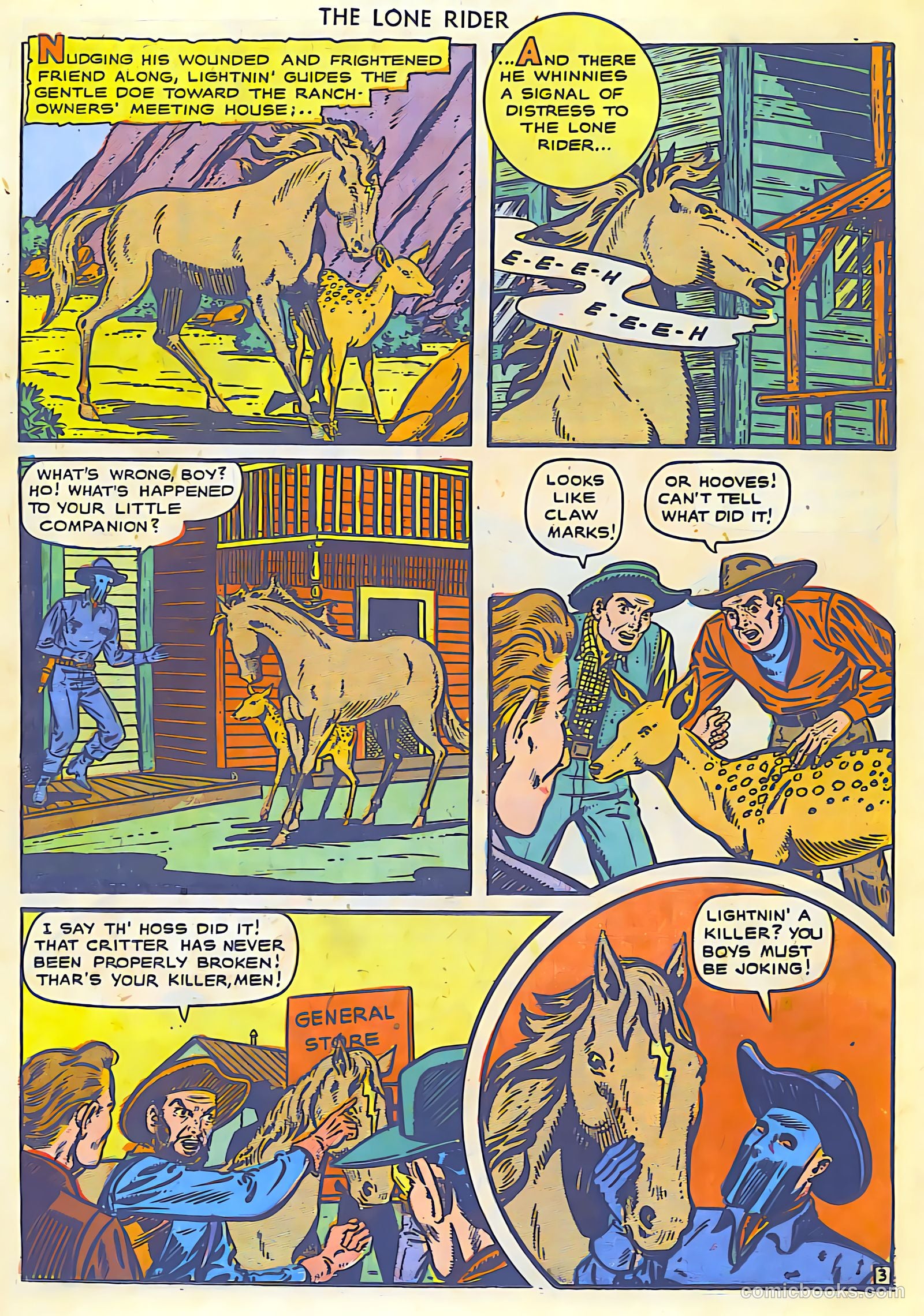 The Lone Rider #5 (1950) — page 20 of 30