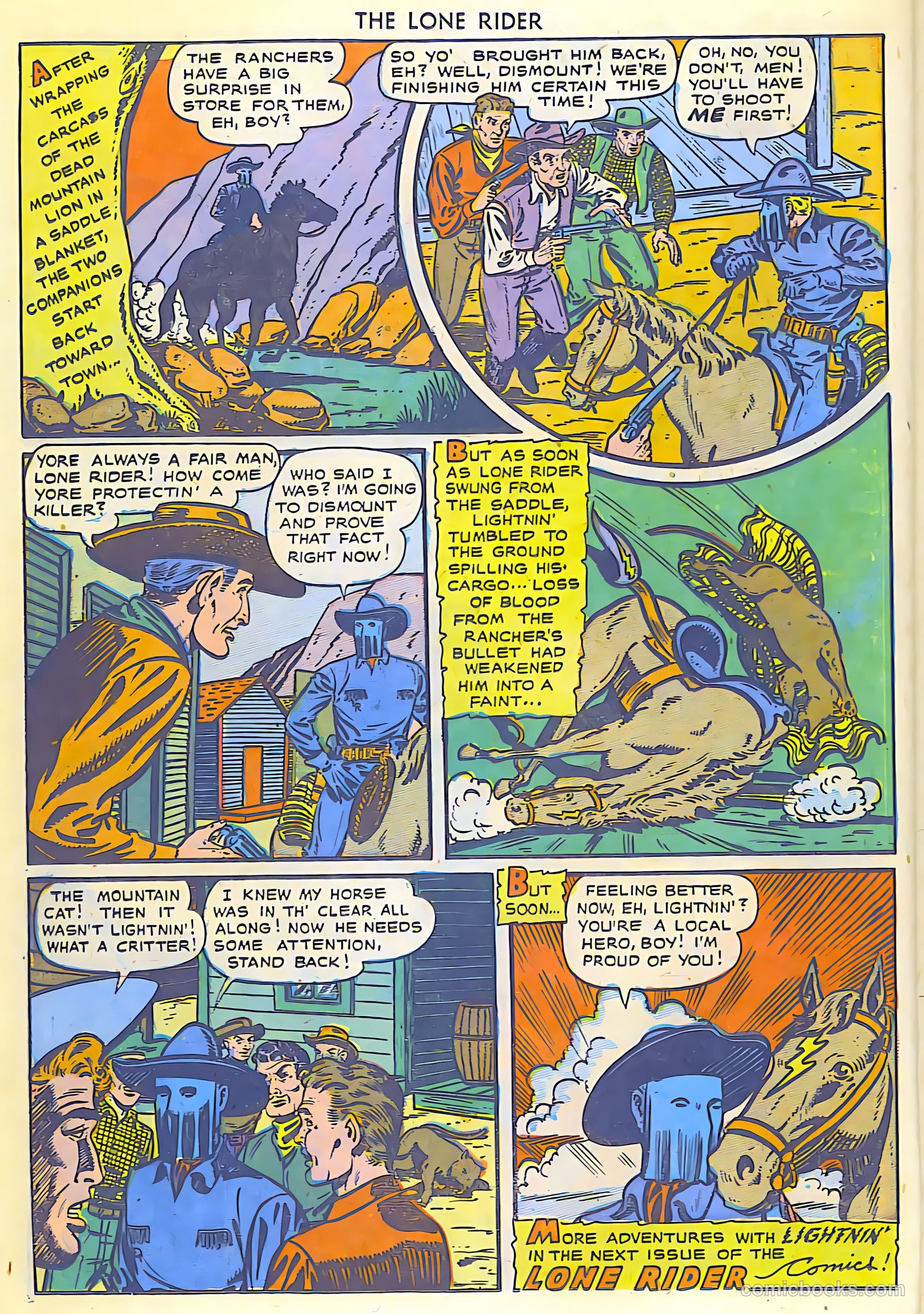 The Lone Rider #5 (1950) — page 23 of 30