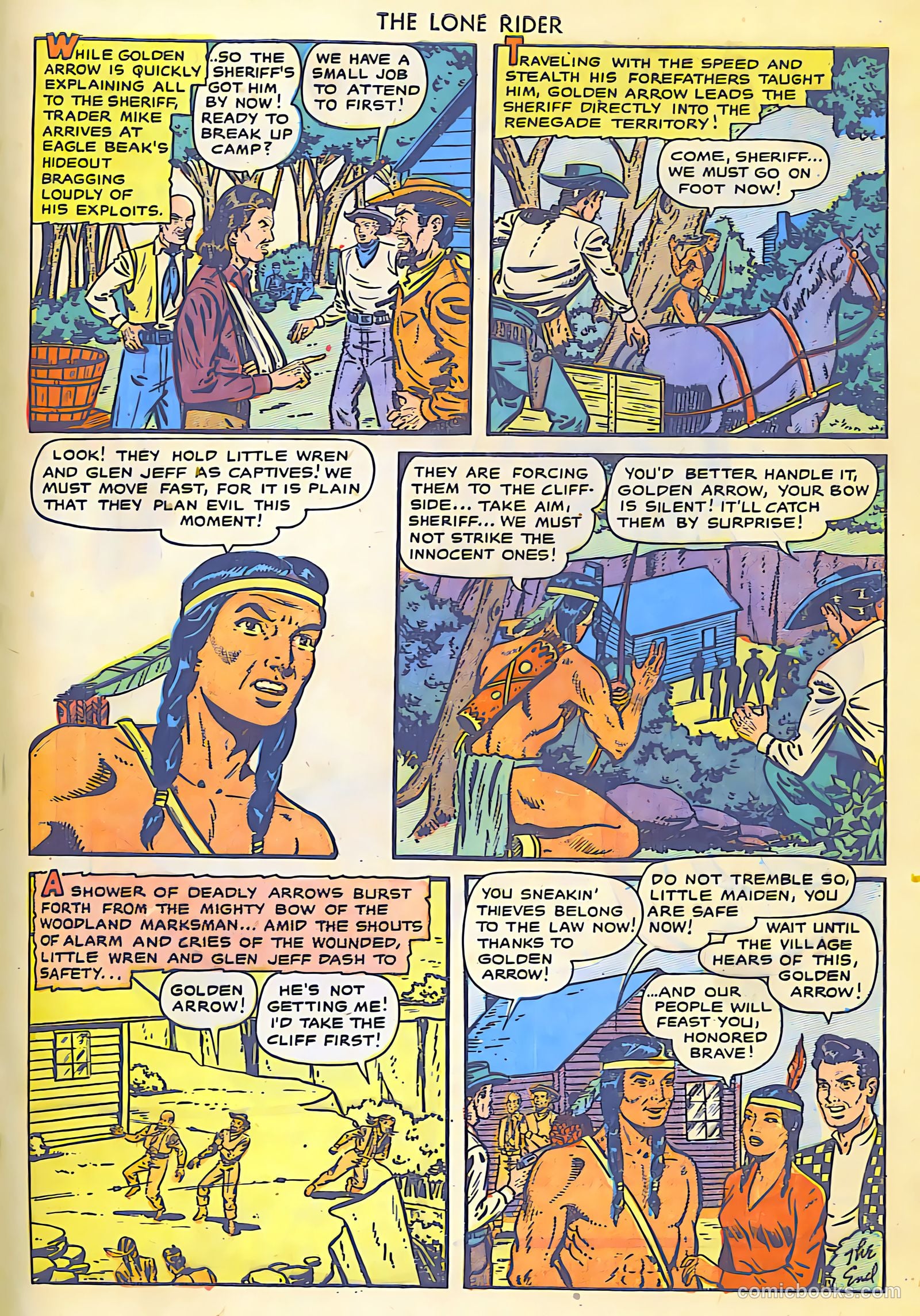 The Lone Rider #5 (1950) — page 30 of 30