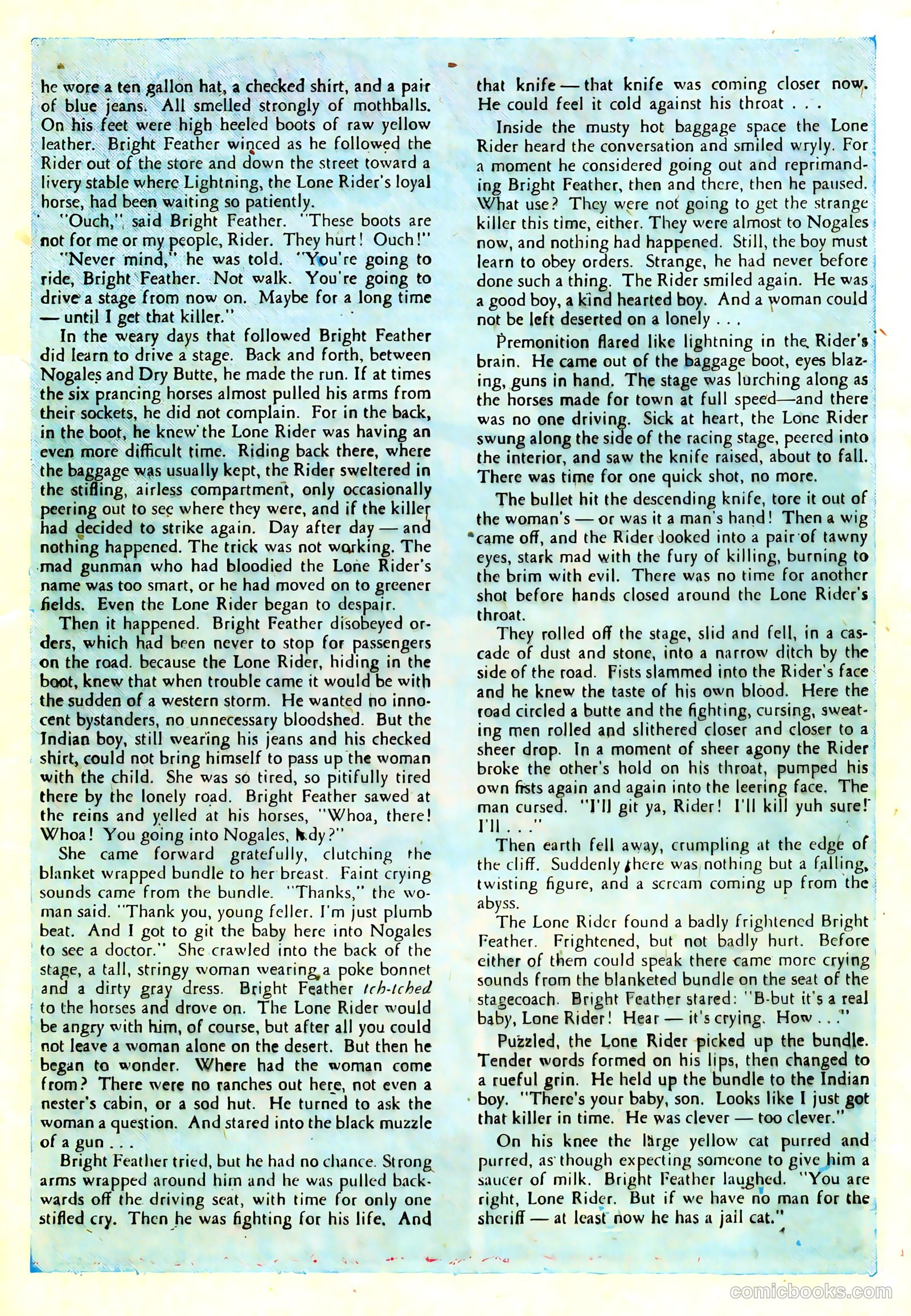 The Lone Rider #3 (1950) — page 17 of 36