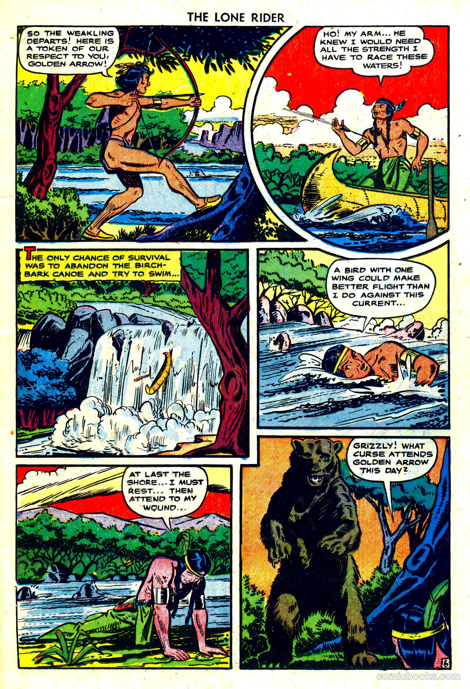 The Lone Rider #3 (1950) — page 23 of 36