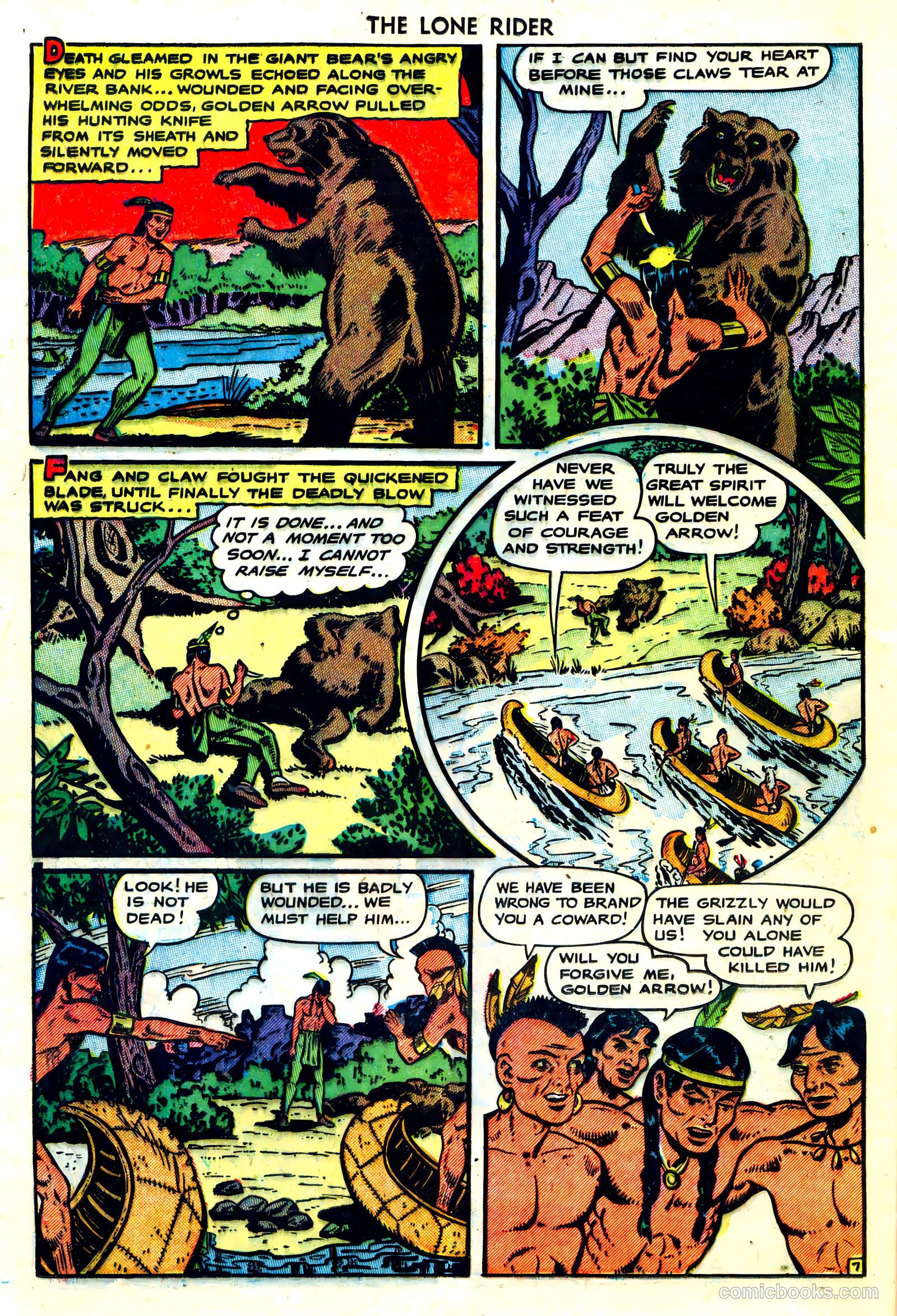 The Lone Rider #3 (1950) — page 24 of 36