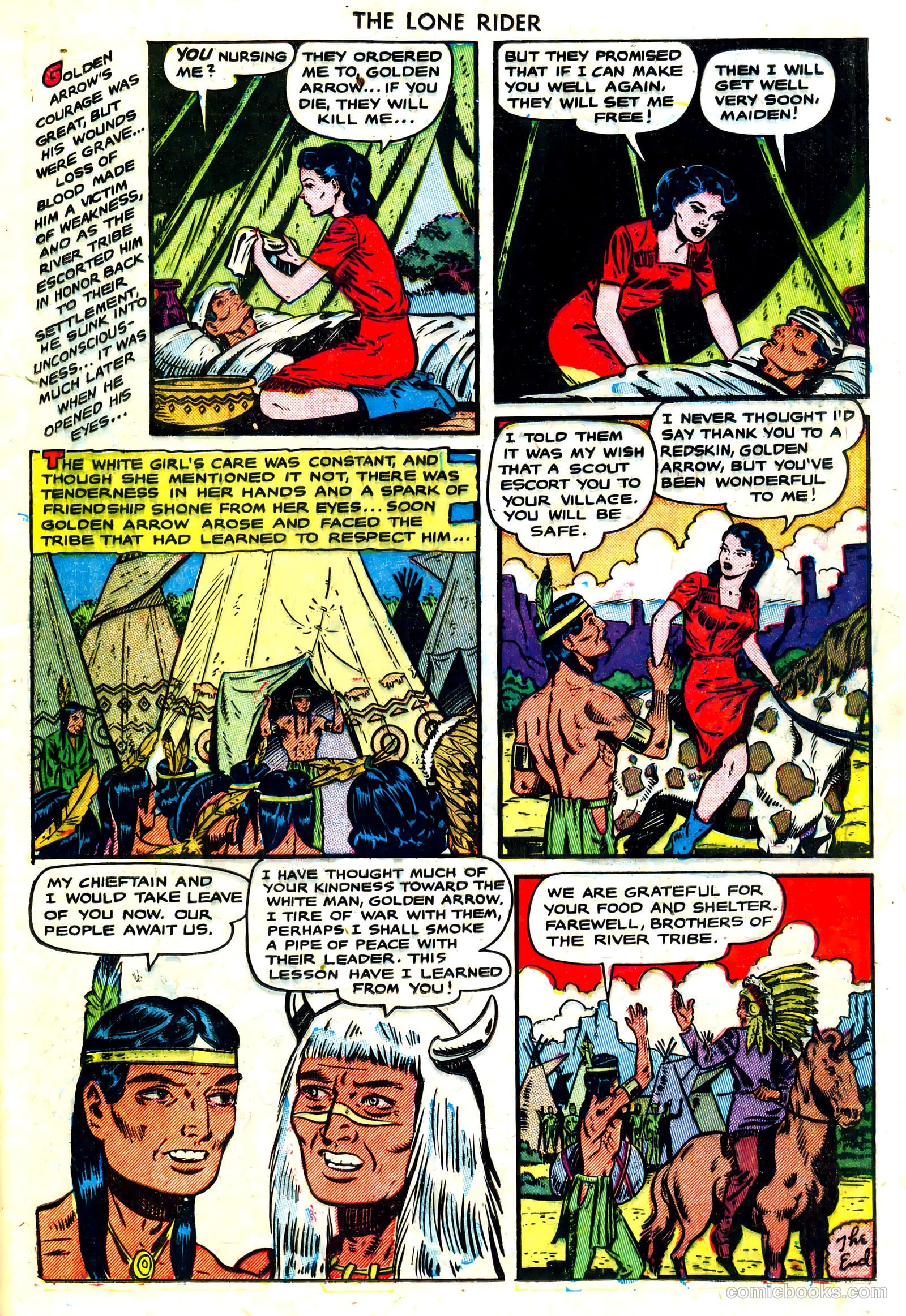 The Lone Rider #3 (1950) — page 25 of 36