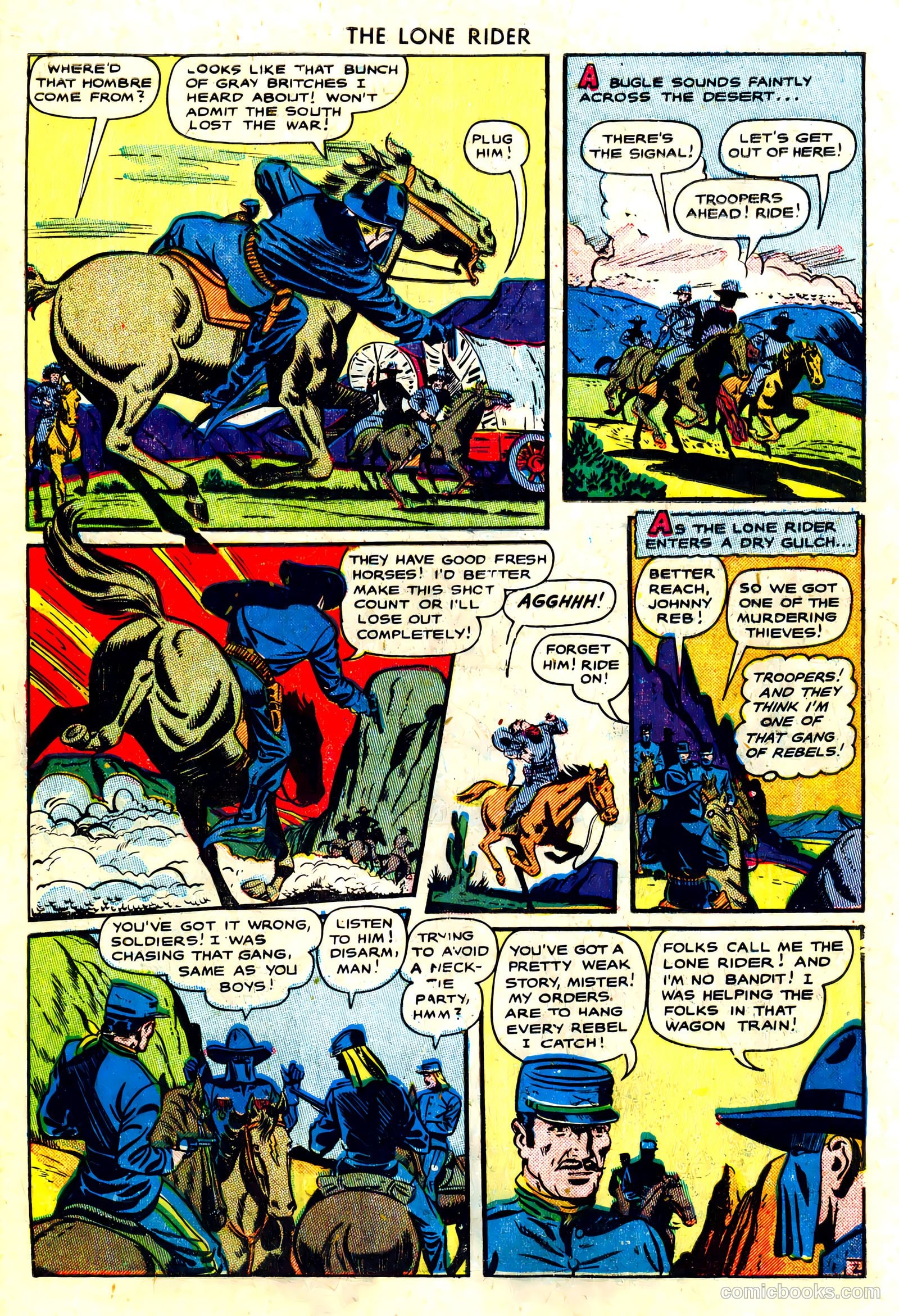 The Lone Rider #3 (1950) — page 27 of 36
