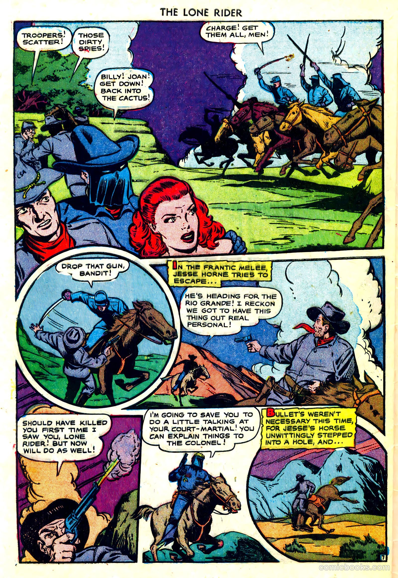 The Lone Rider #3 (1950) — page 32 of 36