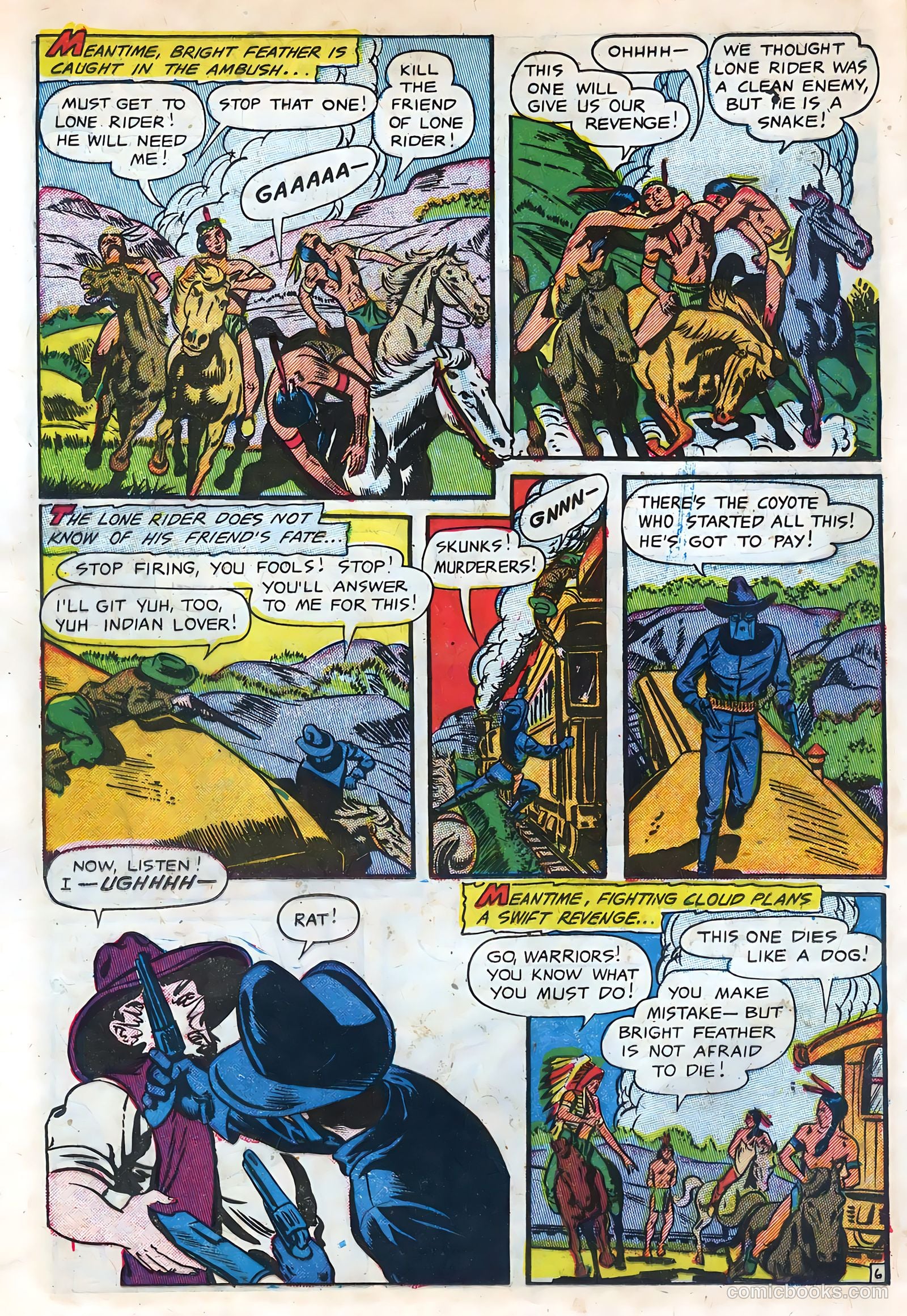 The Lone Rider #11 (1950) — page 24 of 36