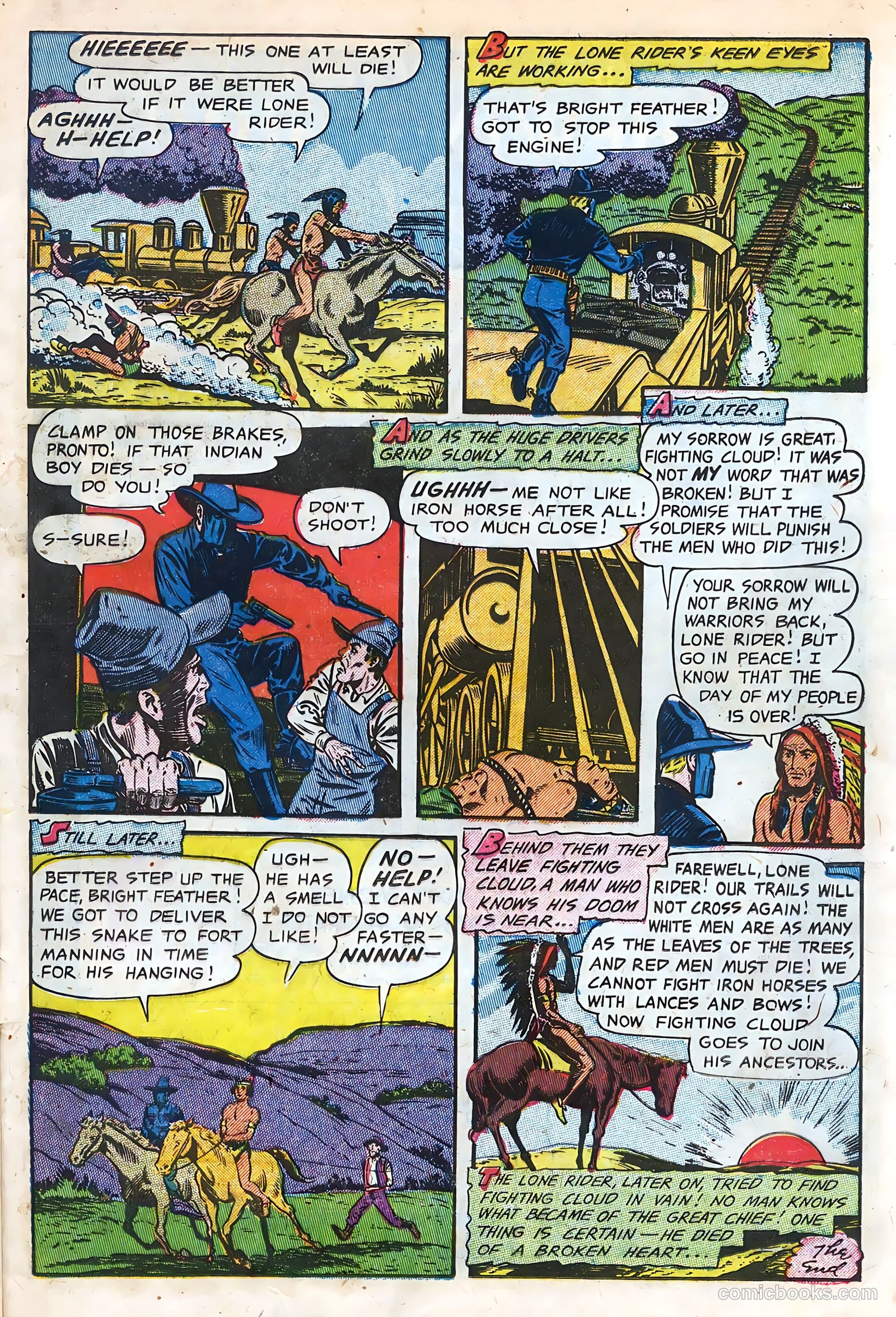 The Lone Rider #11 (1950) — page 25 of 36