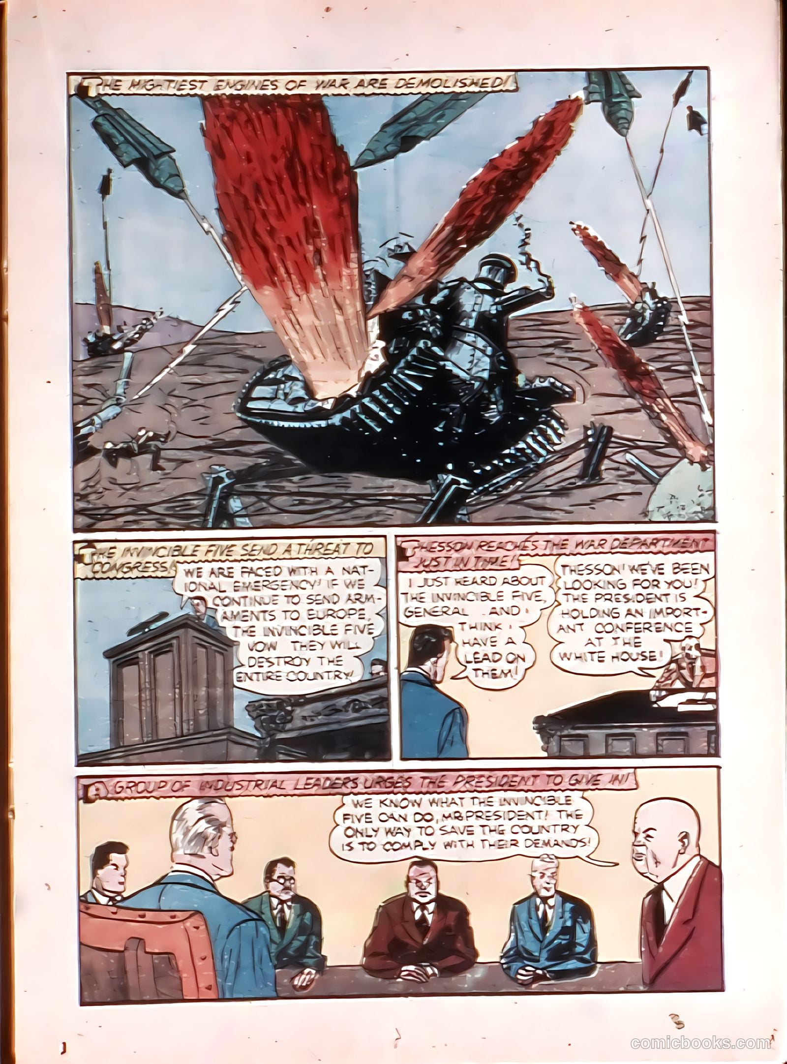 Exciting Comics #6 (1940) — page 31 of 68