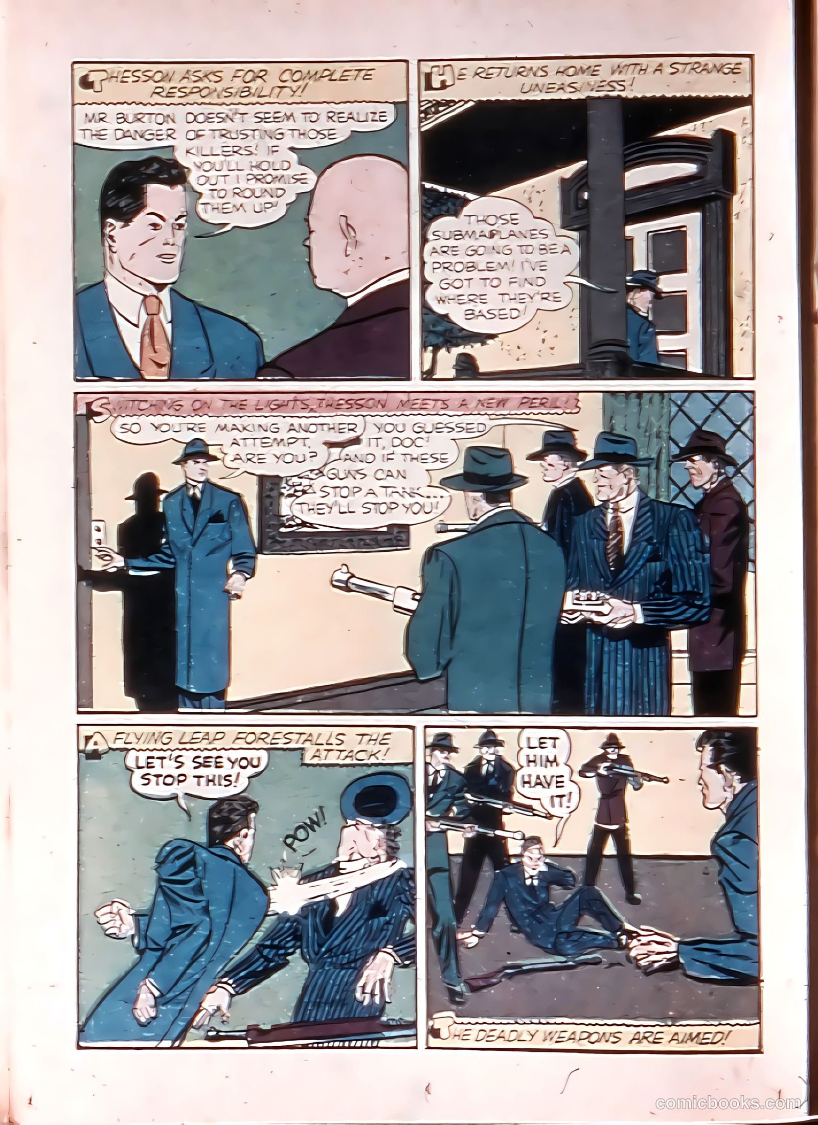 Exciting Comics #6 (1940) — page 32 of 68