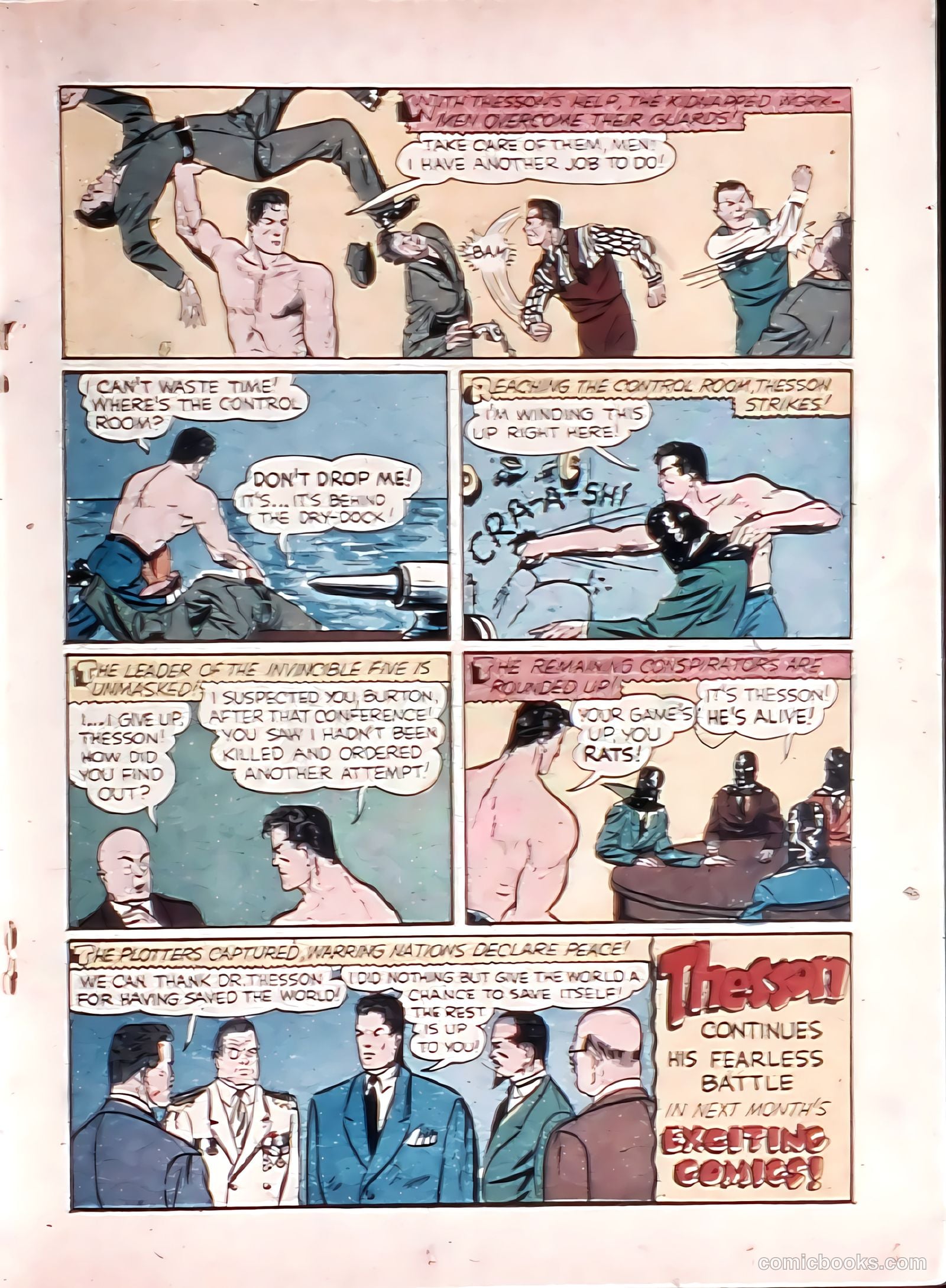 Exciting Comics #6 (1940) — page 35 of 68