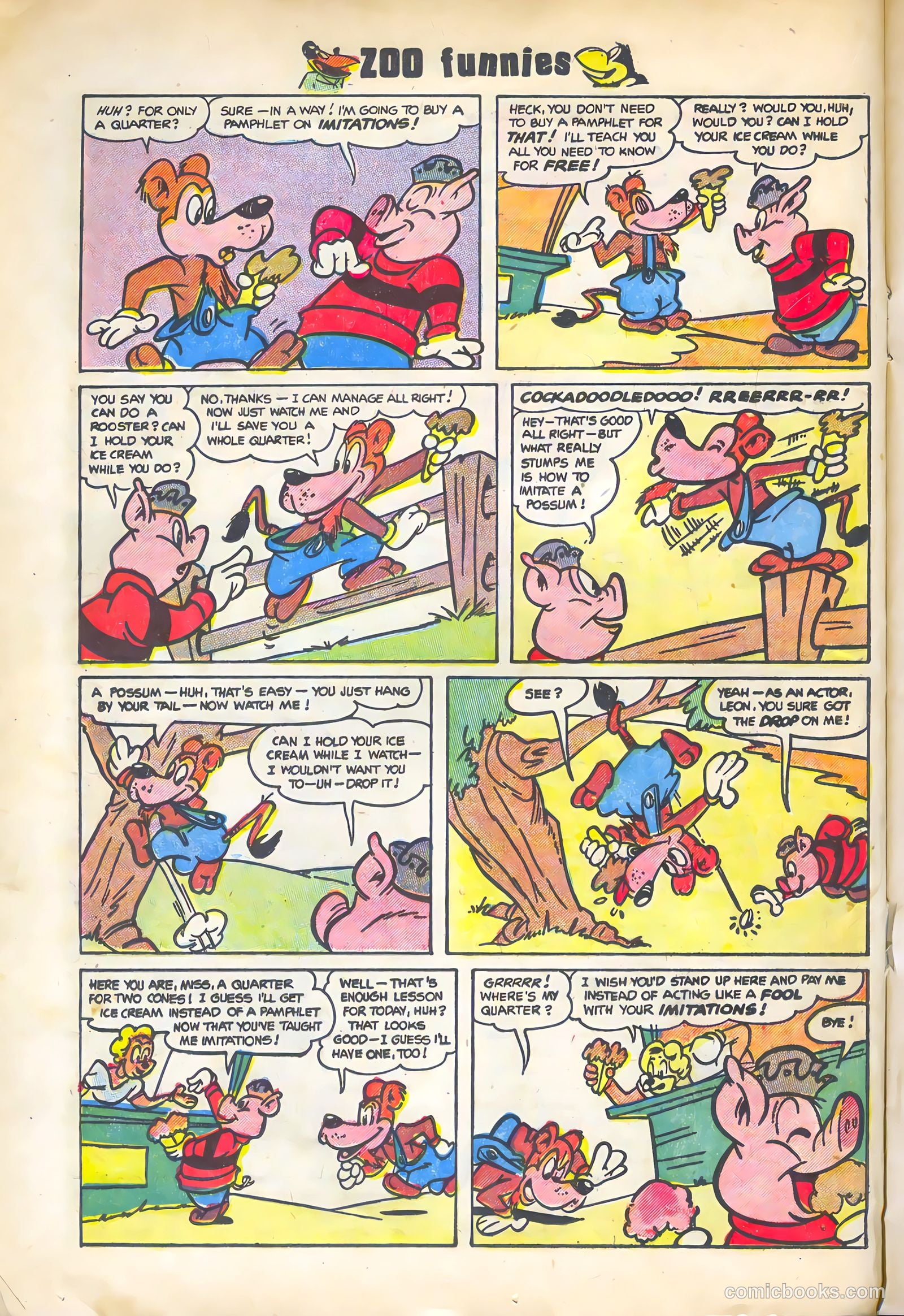 Zoo Funnies v2 #7 — page 16 of 36