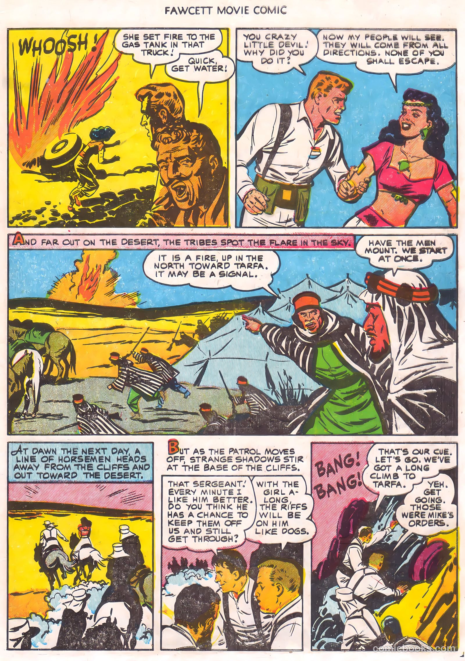 Fawcett Movie Comic 16 - Ten Tall Men #1 — page 29 of 36