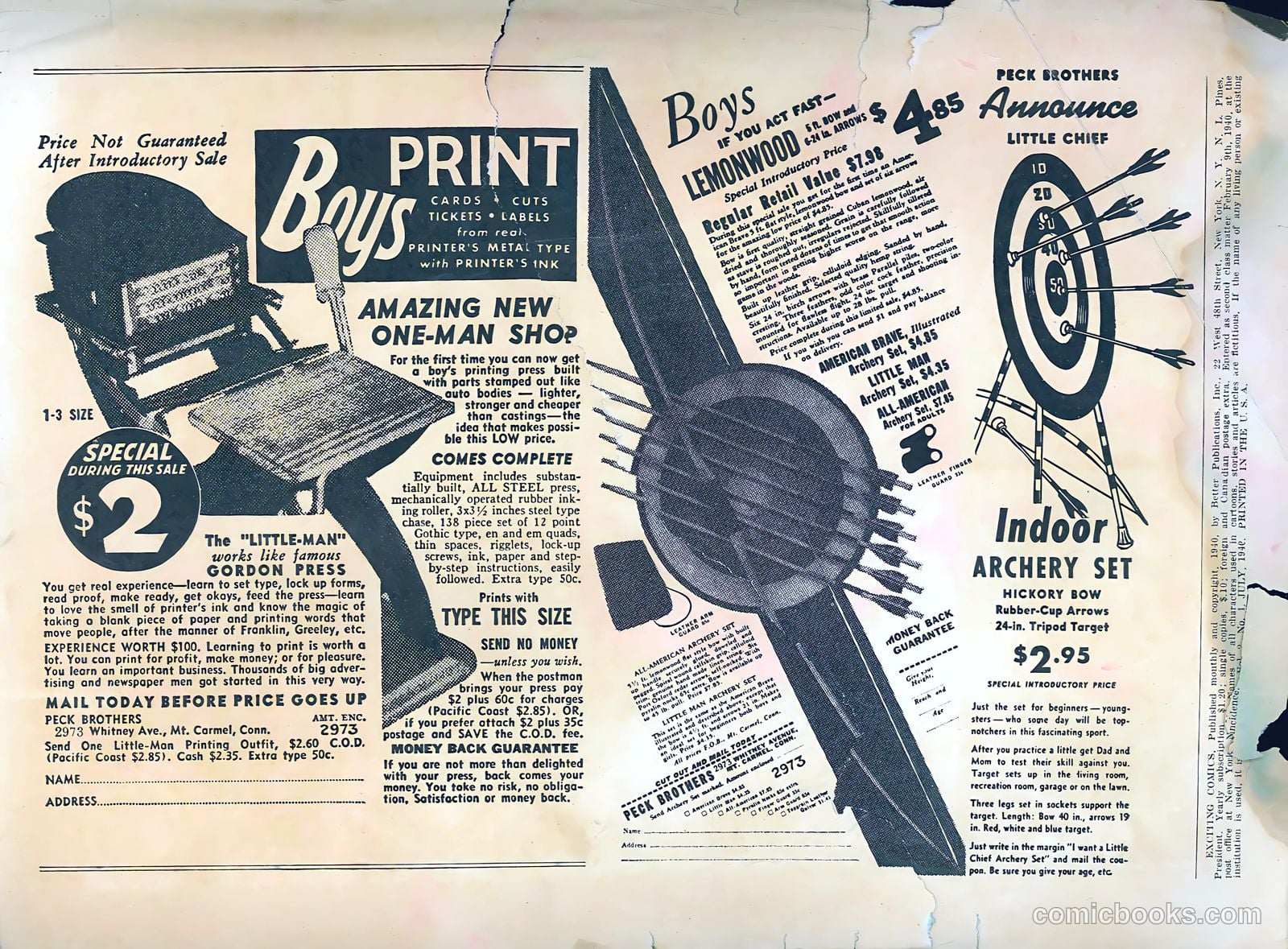 Exciting Comics #4 (1940) — page 3 of 69