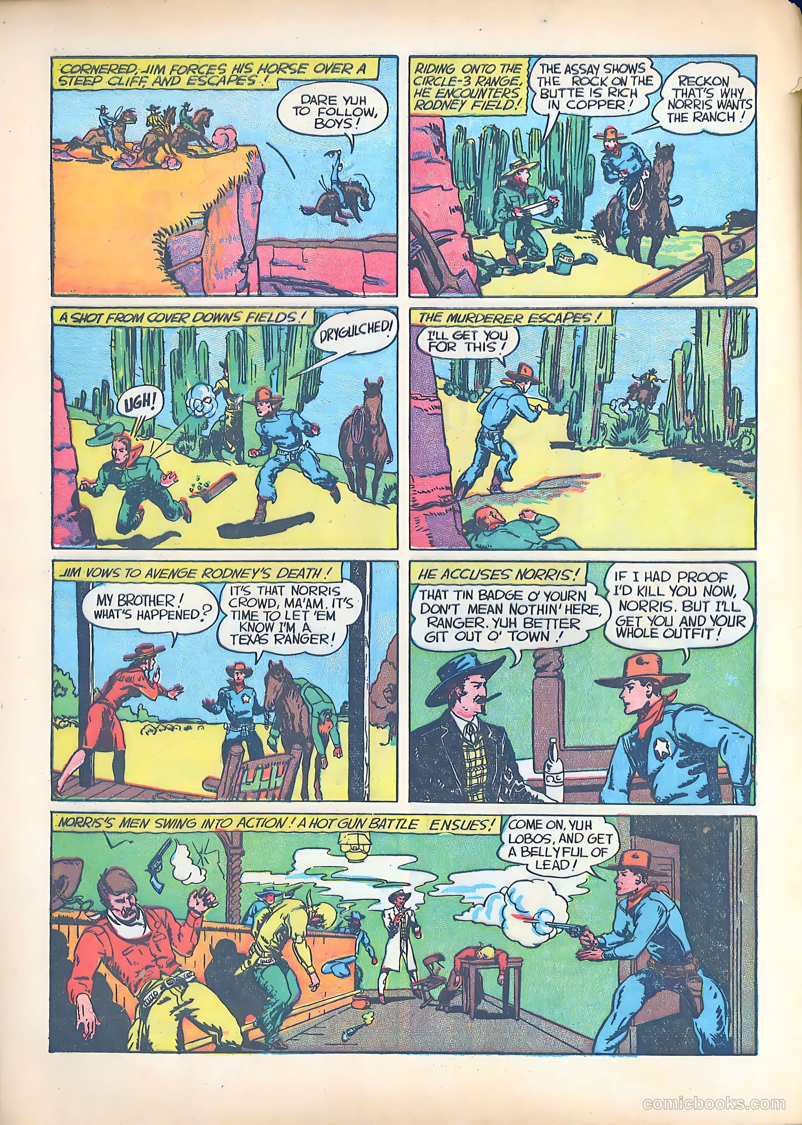 Exciting Comics #4 (1940) — page 63 of 69