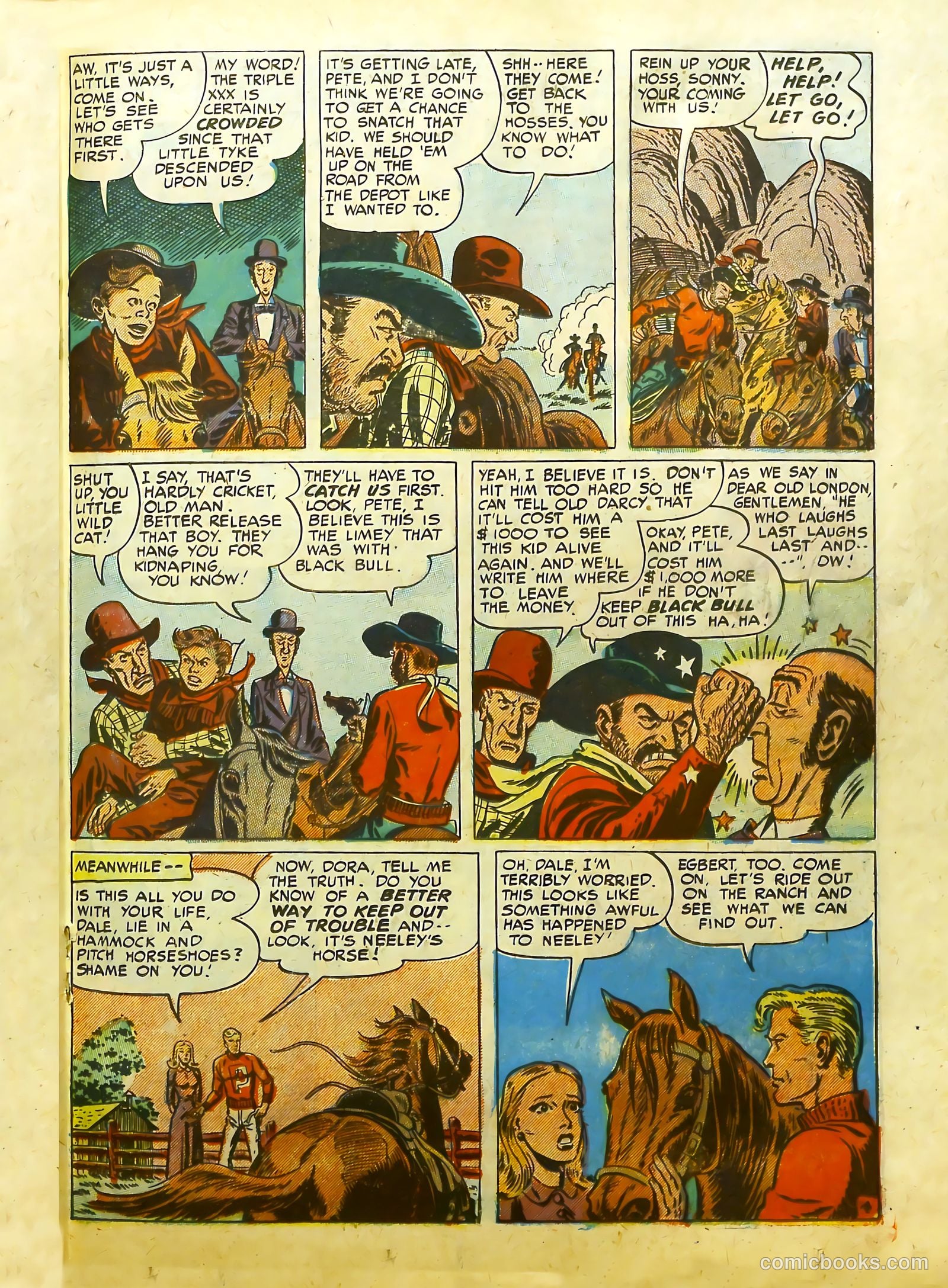 Prize Comics Western #85 (1950) — page 27 of 52