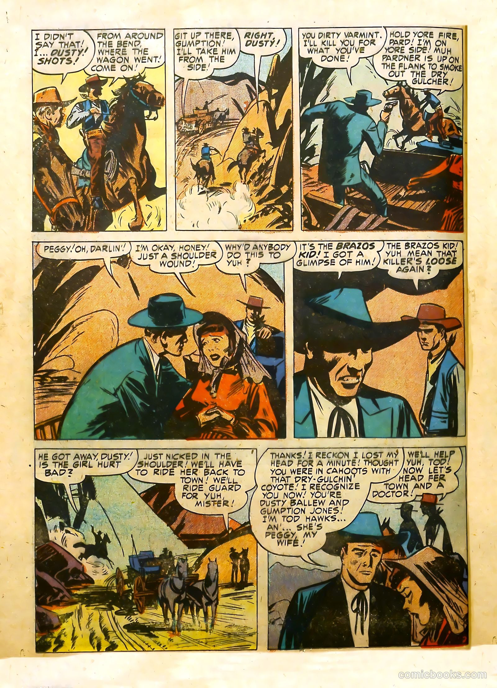 Prize Comics Western #85 (1950) — page 34 of 52