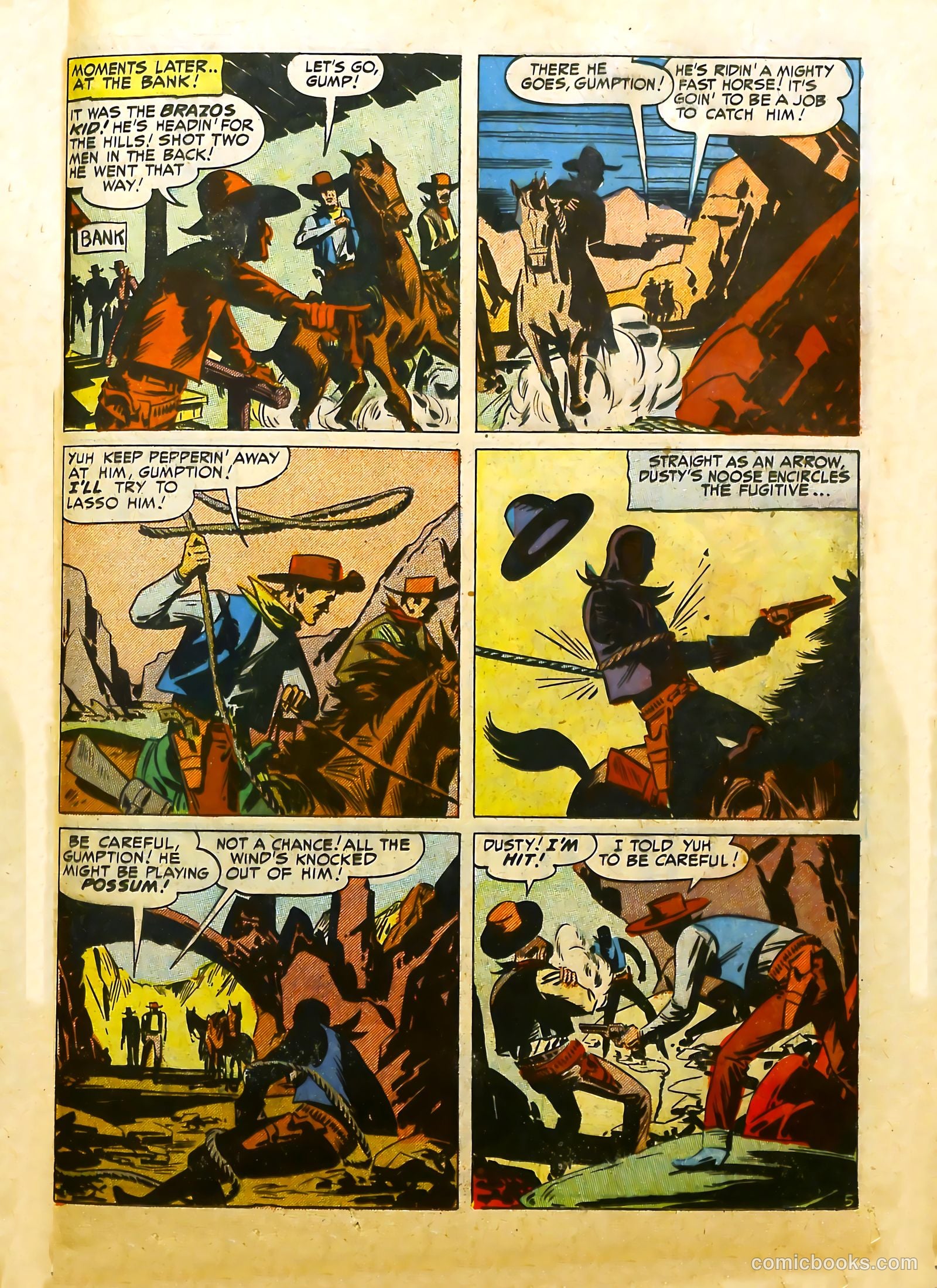 Prize Comics Western #85 (1950) — page 37 of 52