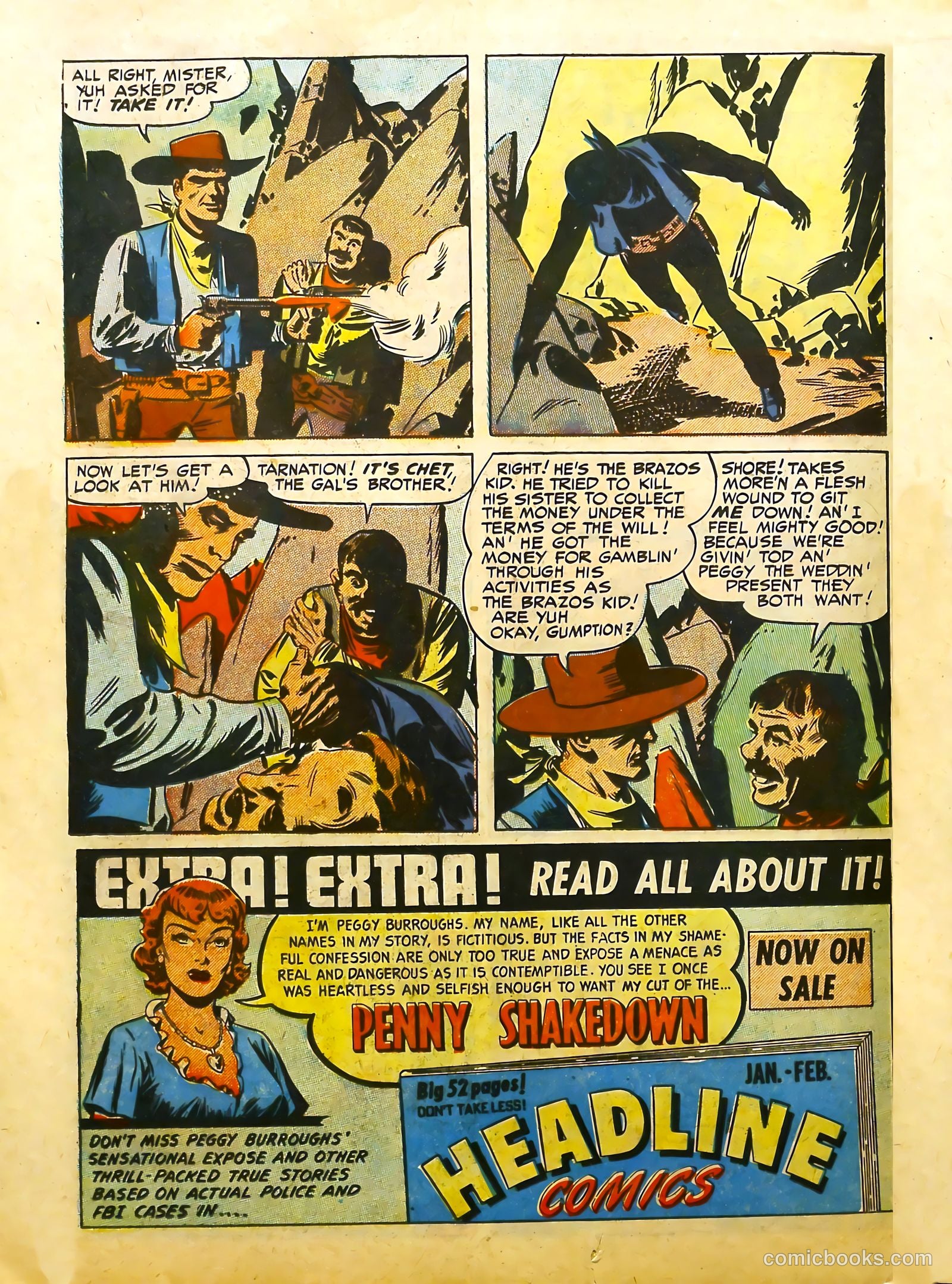 Prize Comics Western #85 (1950) — page 38 of 52