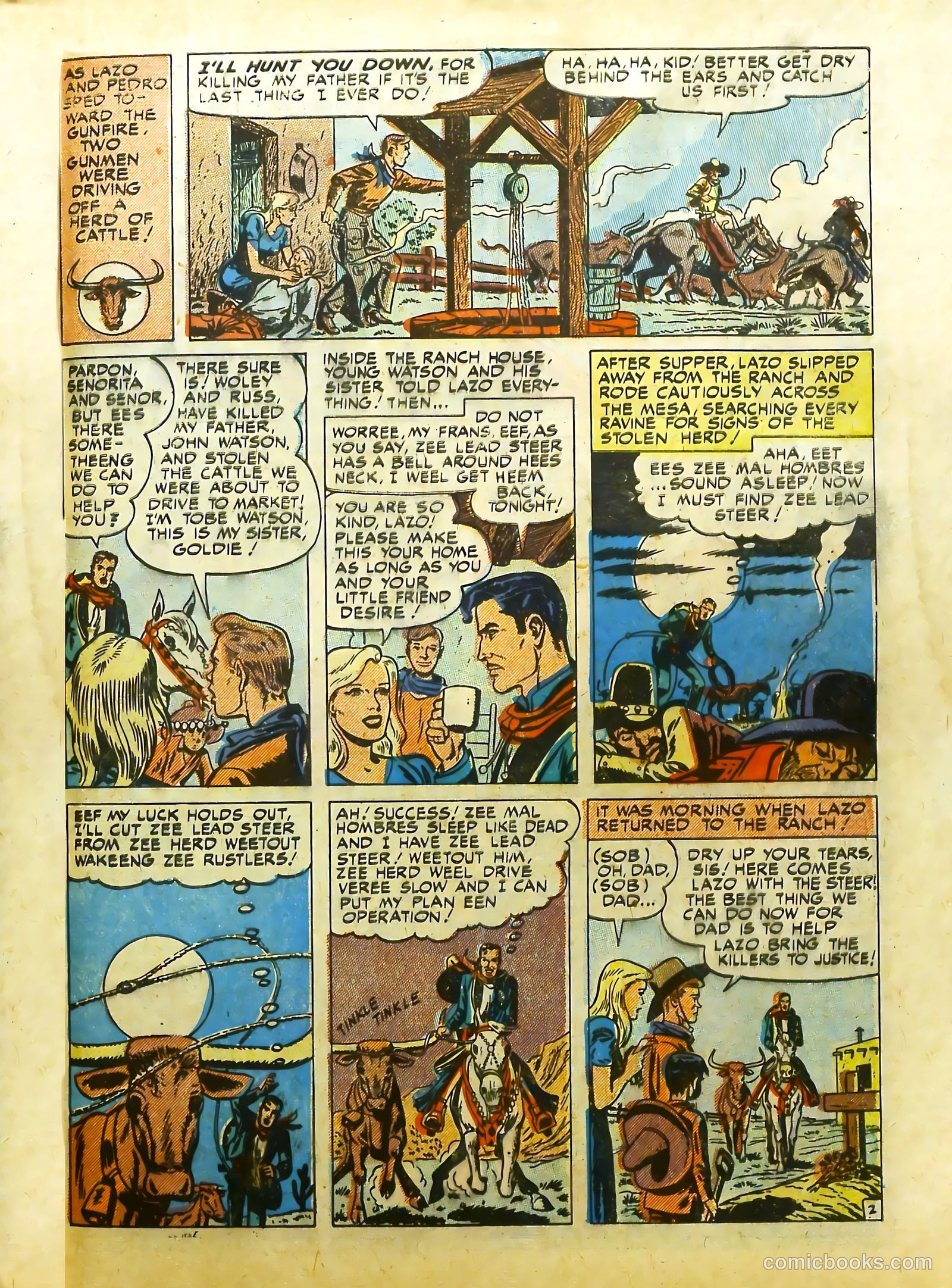 Prize Comics Western #85 (1950) — page 43 of 52