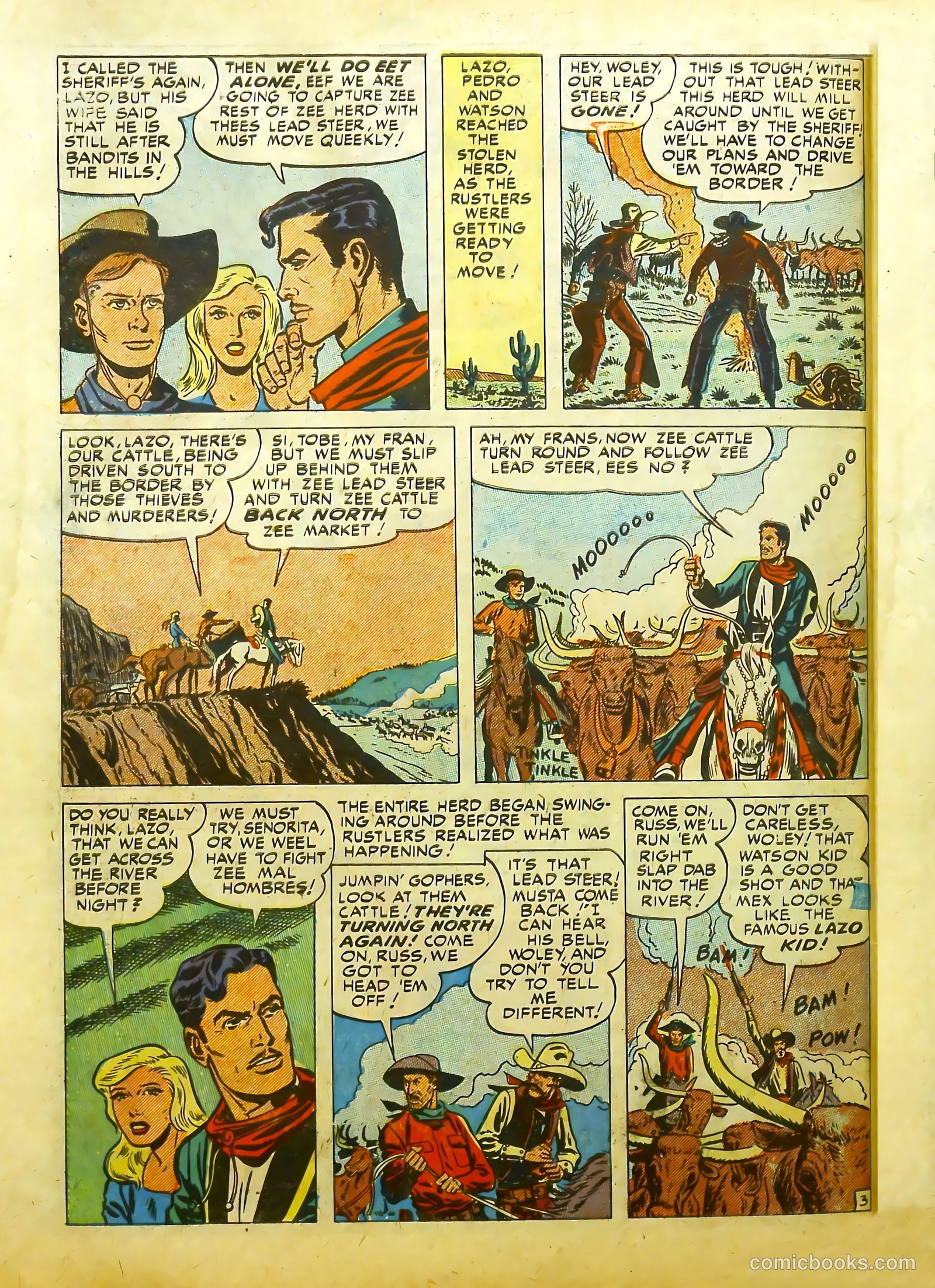 Prize Comics Western #85 (1950) — page 44 of 52