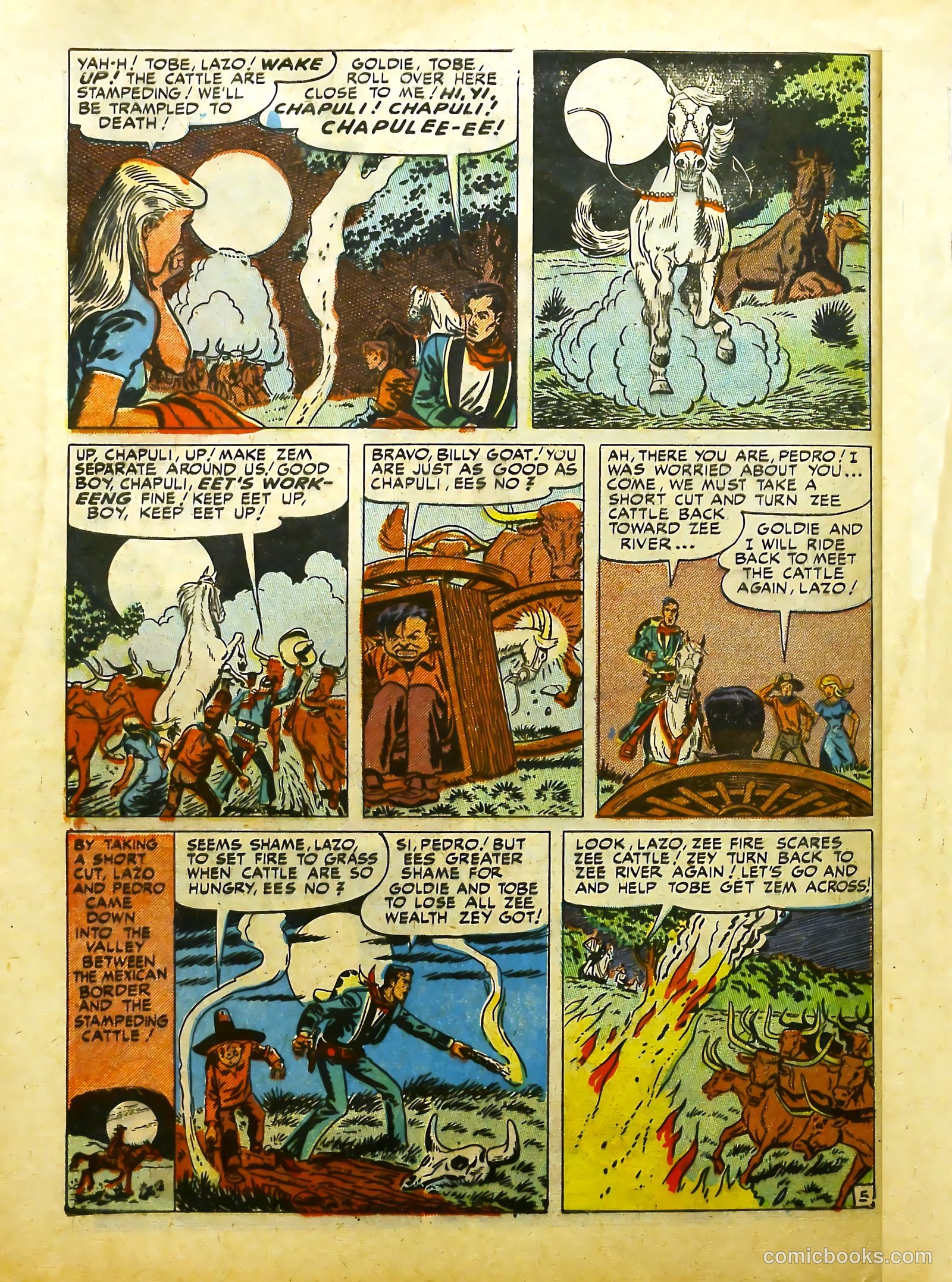 Prize Comics Western #85 (1950) — page 46 of 52