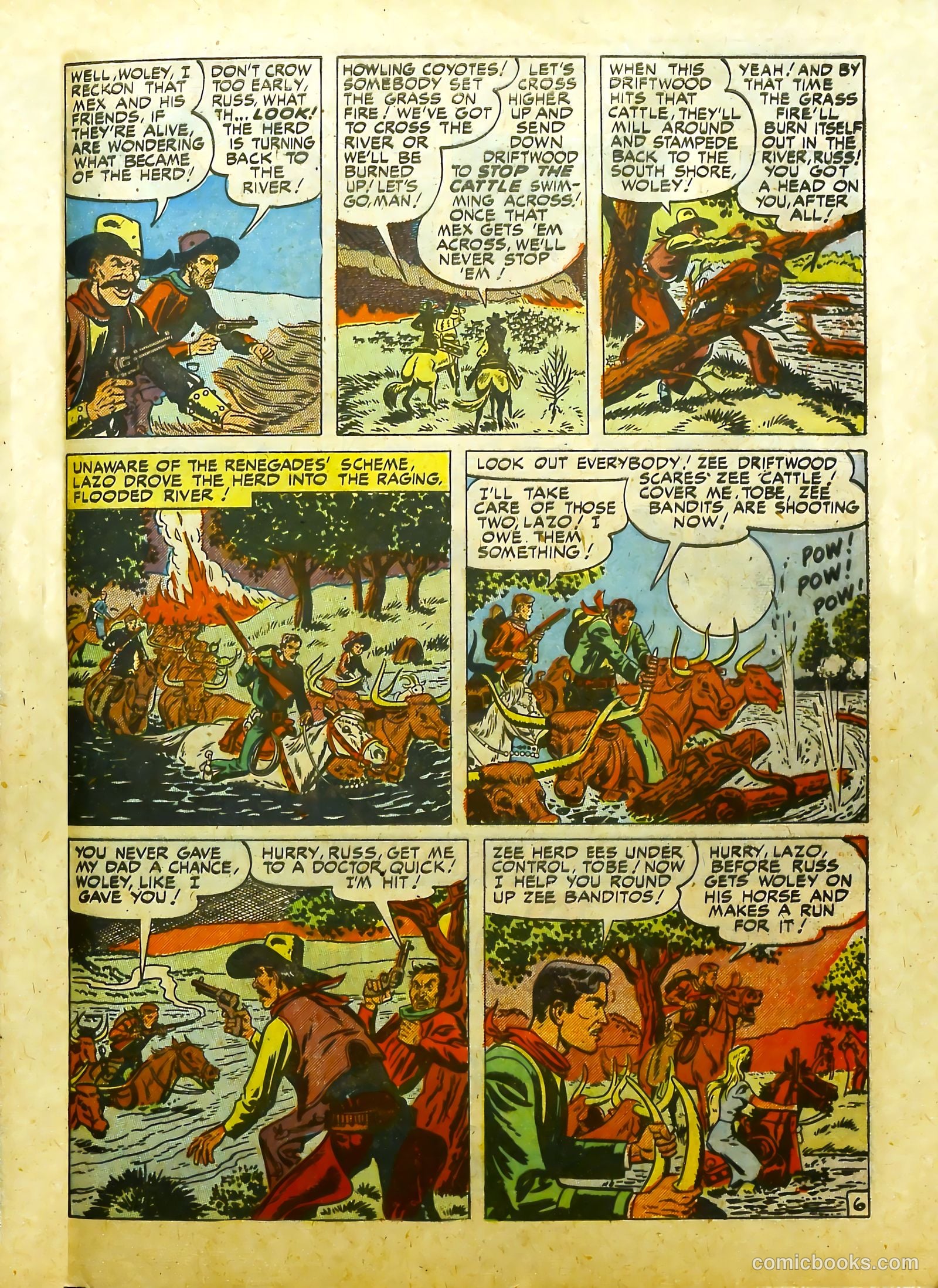 Prize Comics Western #85 (1950) — page 47 of 52