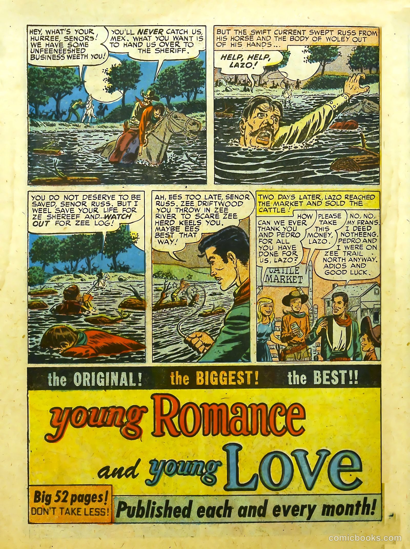 Prize Comics Western #85 (1950) — page 48 of 52